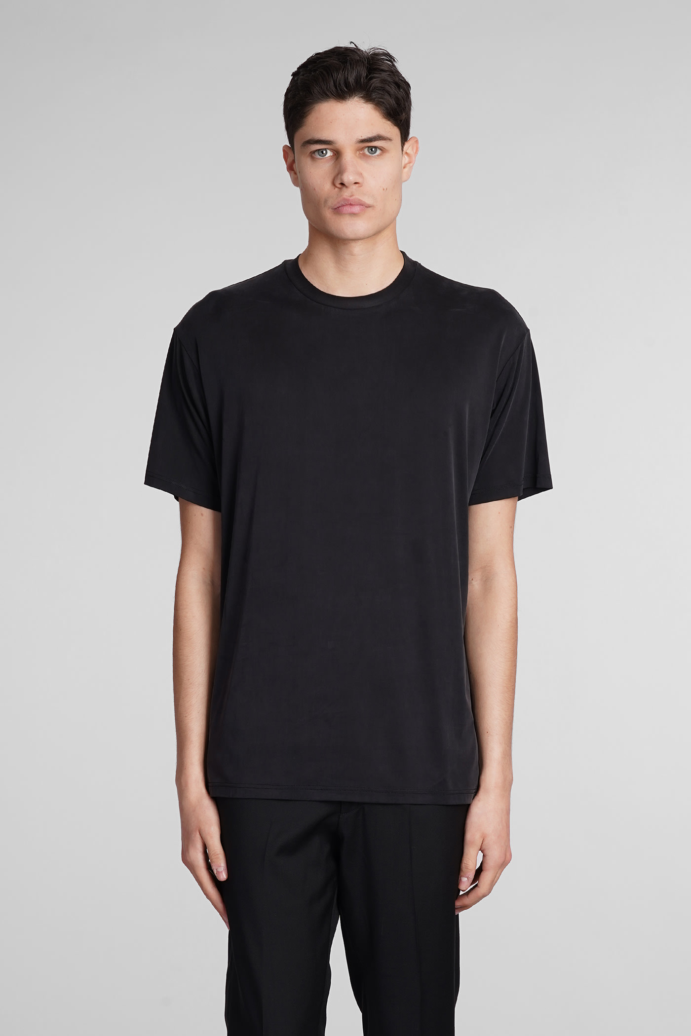 B224 T-shirt In Black Polyamide Polyester