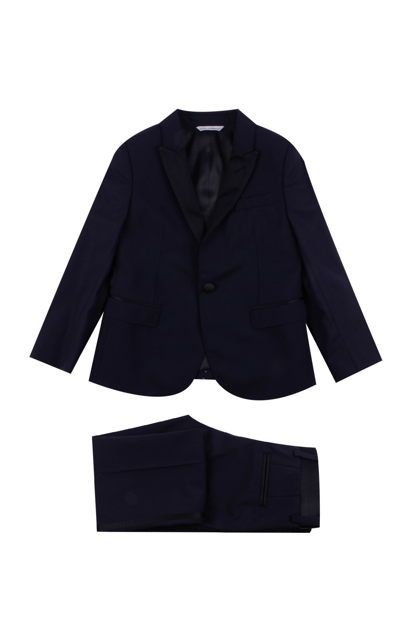 Dolce & Gabbana Wool Blend Jacket And Pants