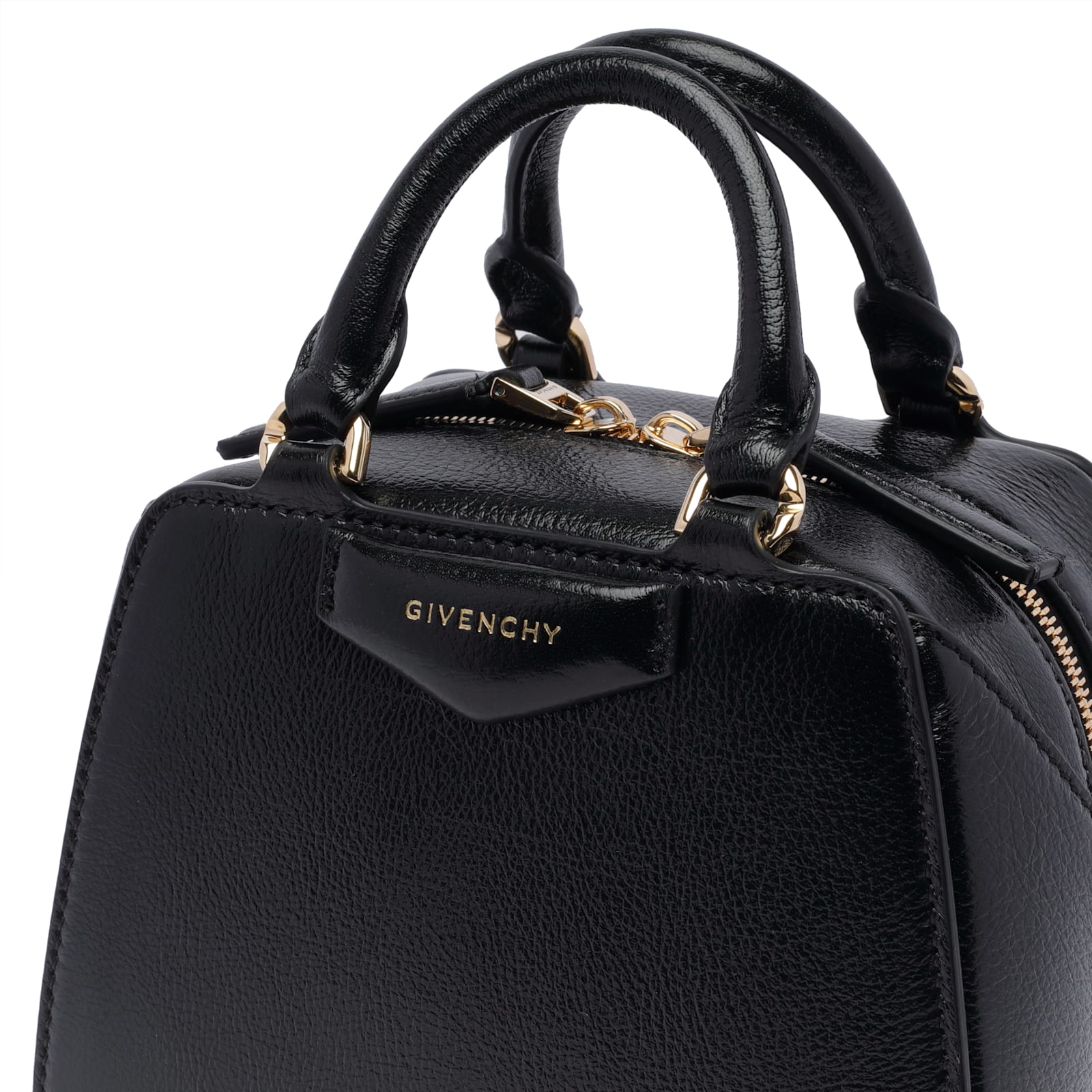 Shop Givenchy Antigona Cube Mini Bag In Black