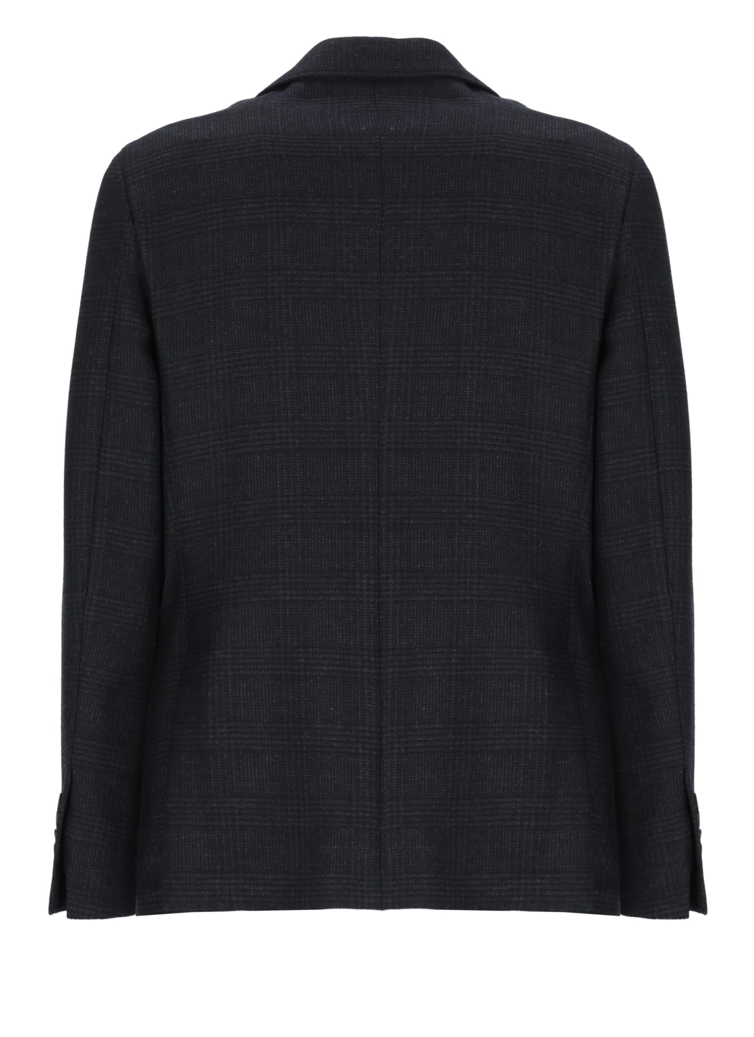 Shop Lardini Wool Jacket In Blue