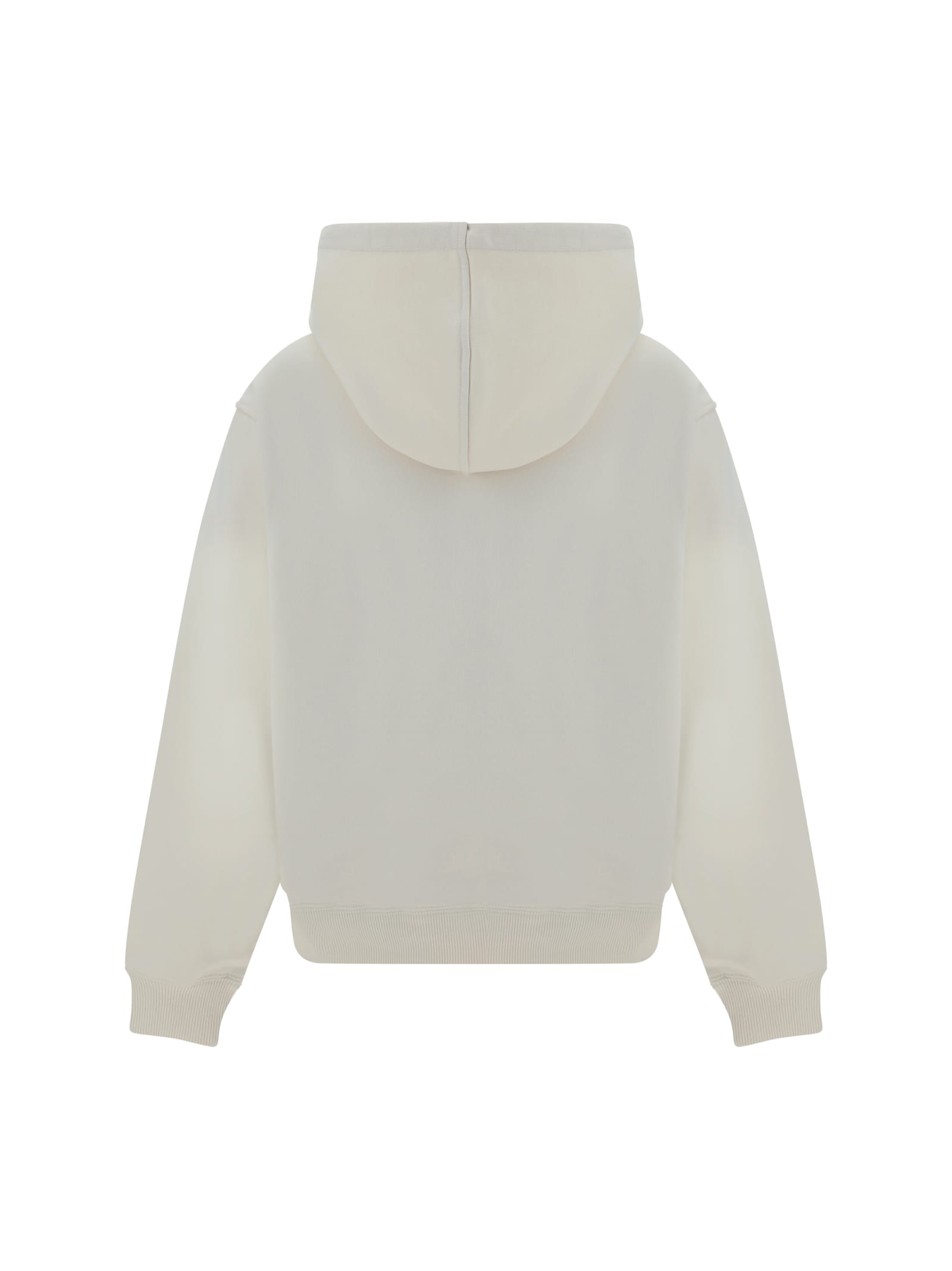 Shop Prada Hoodie In Naturale