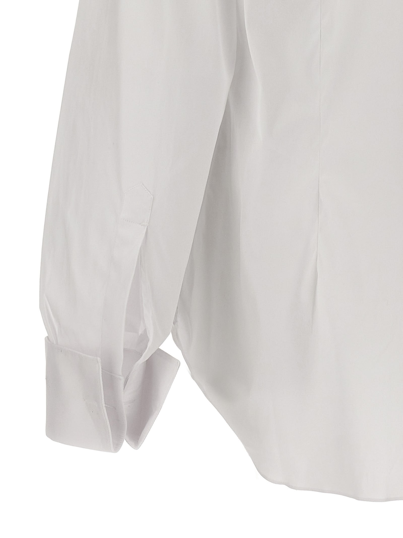 Barba Napoli Barba Poplin Shirt In White