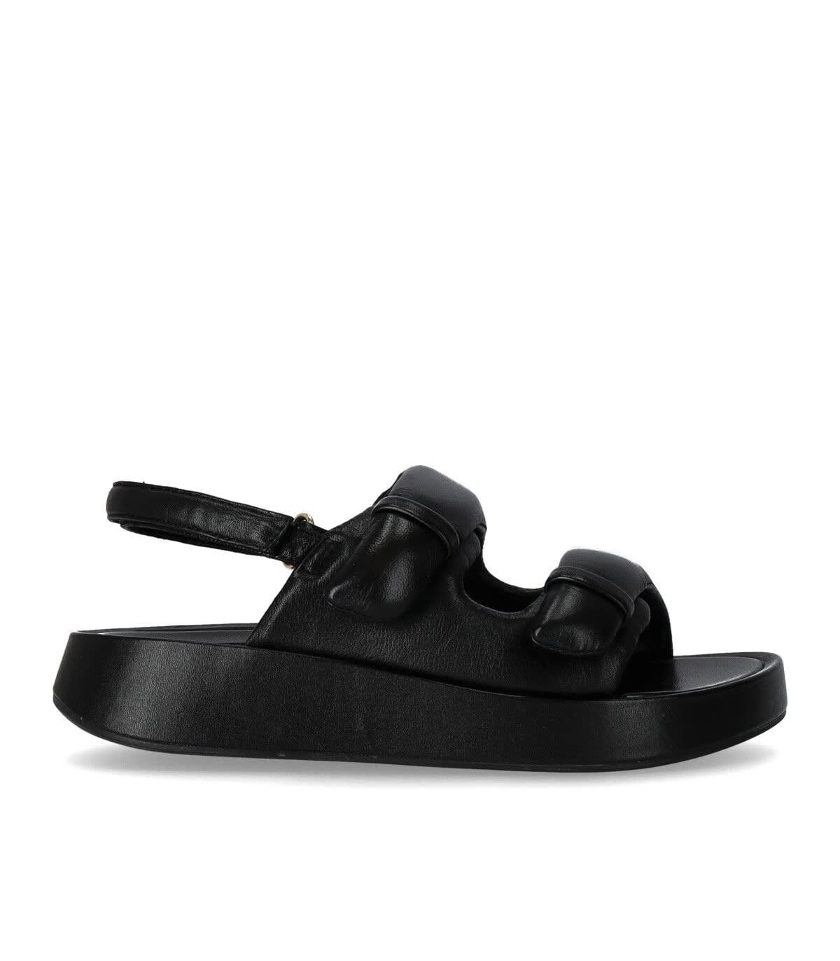 ASH ASH VINCI BLACK PLATFORM SANDAL