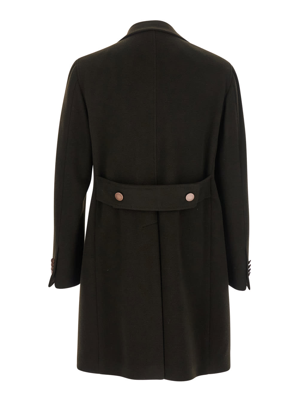 Tagliatore Double-breasted Coat In Black