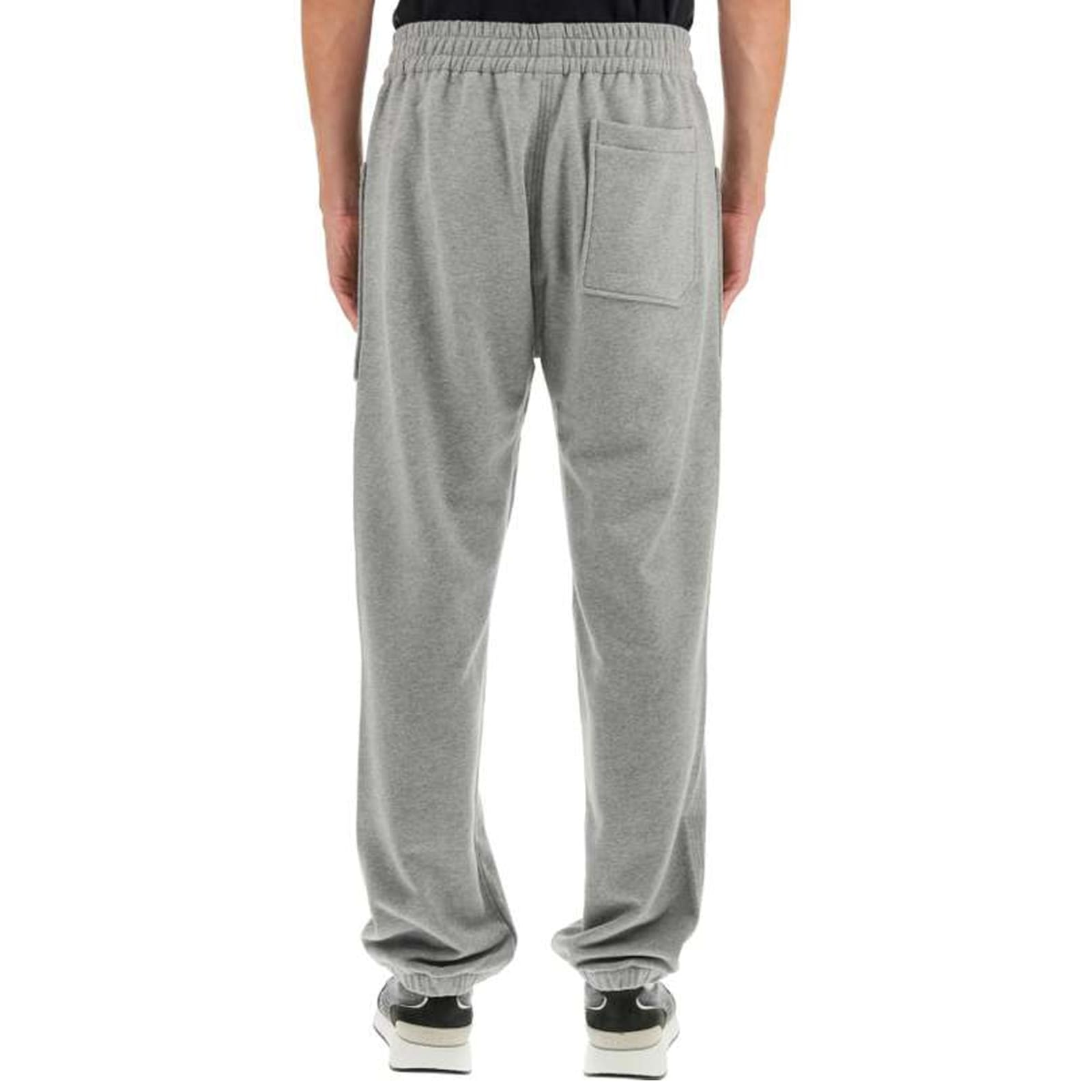 Shop Zegna Cotton Sweatpants In Gray
