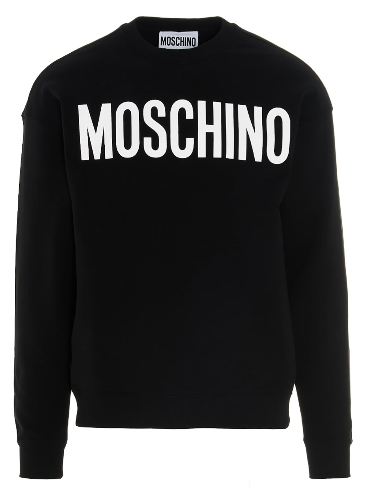 MOSCHINO LOGO PRINTED CREWNECK SWEATSHIRT 