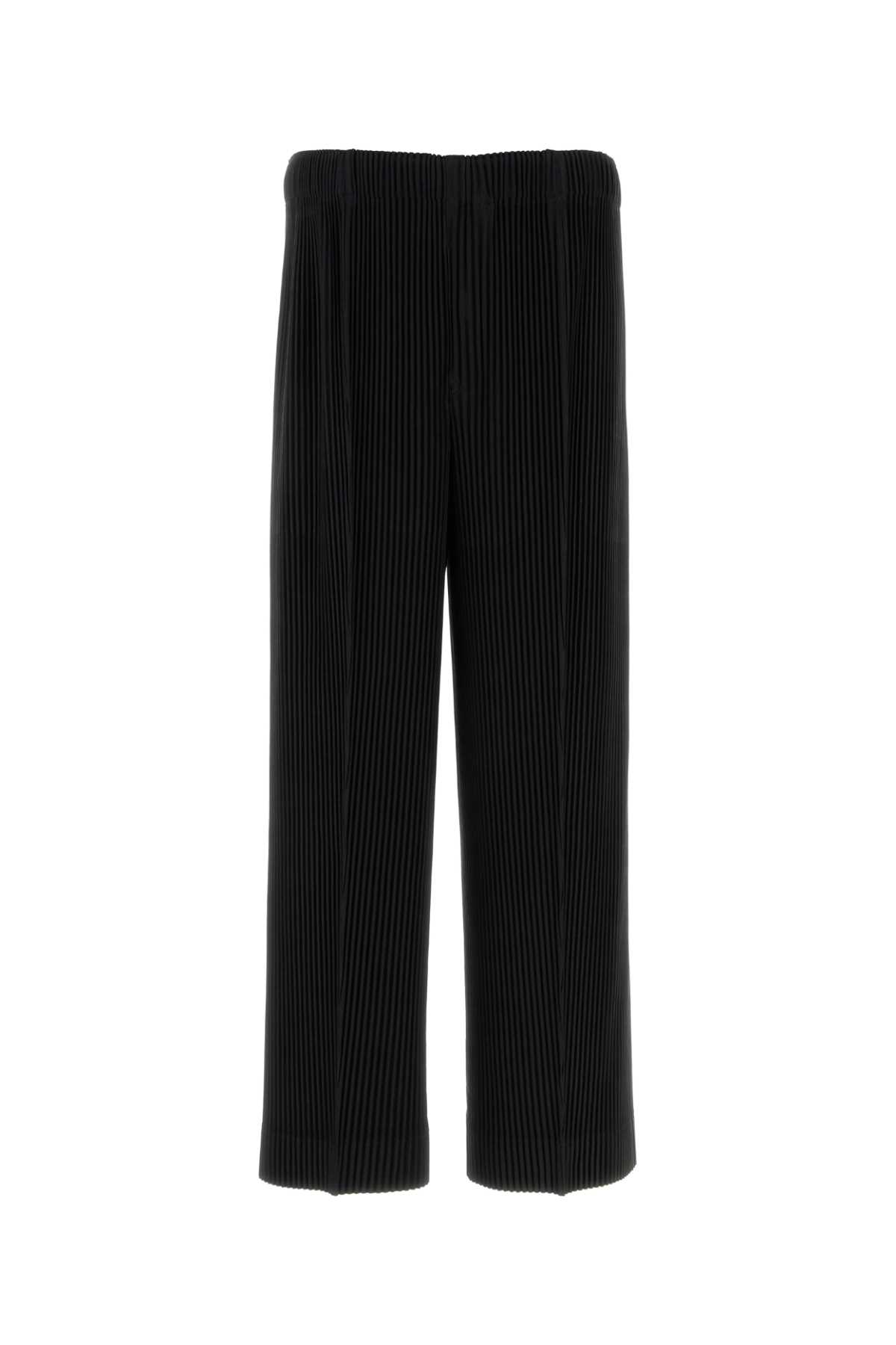 Homme Plissé Issey Miyake Black Polyester Pant