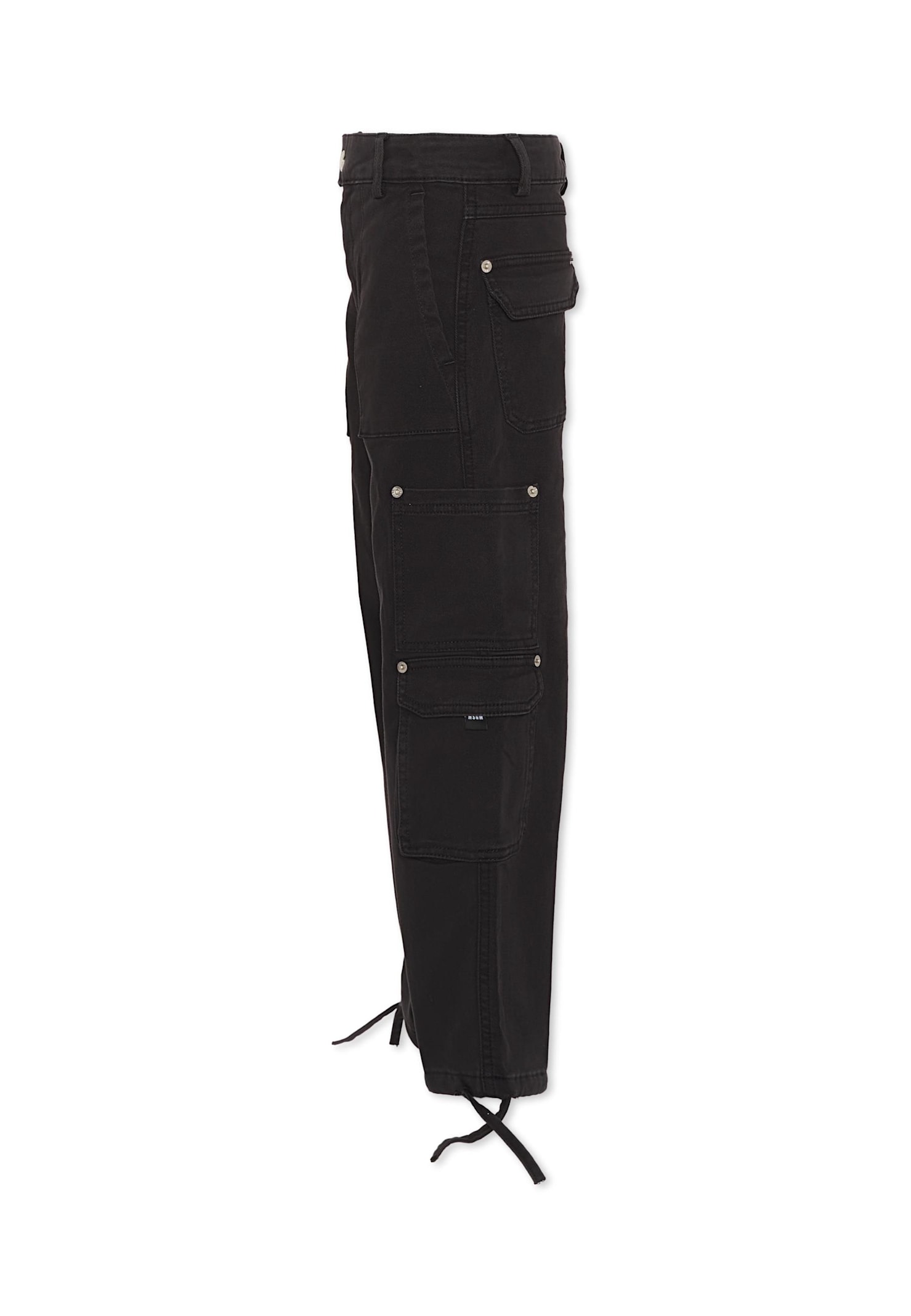 Msgm Cargo Pants In Black