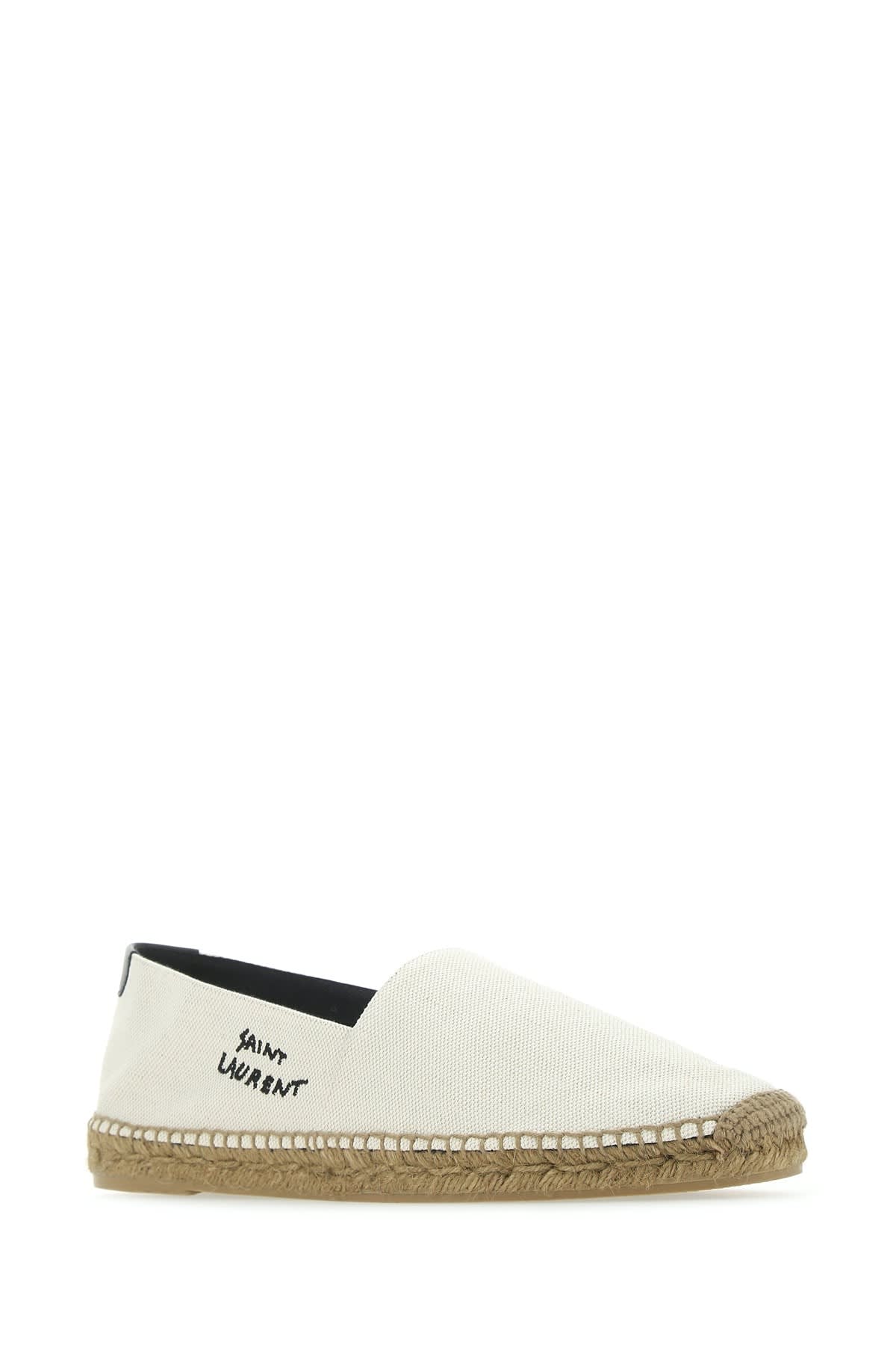 Shop Saint Laurent Espadrillas In Ecrunero