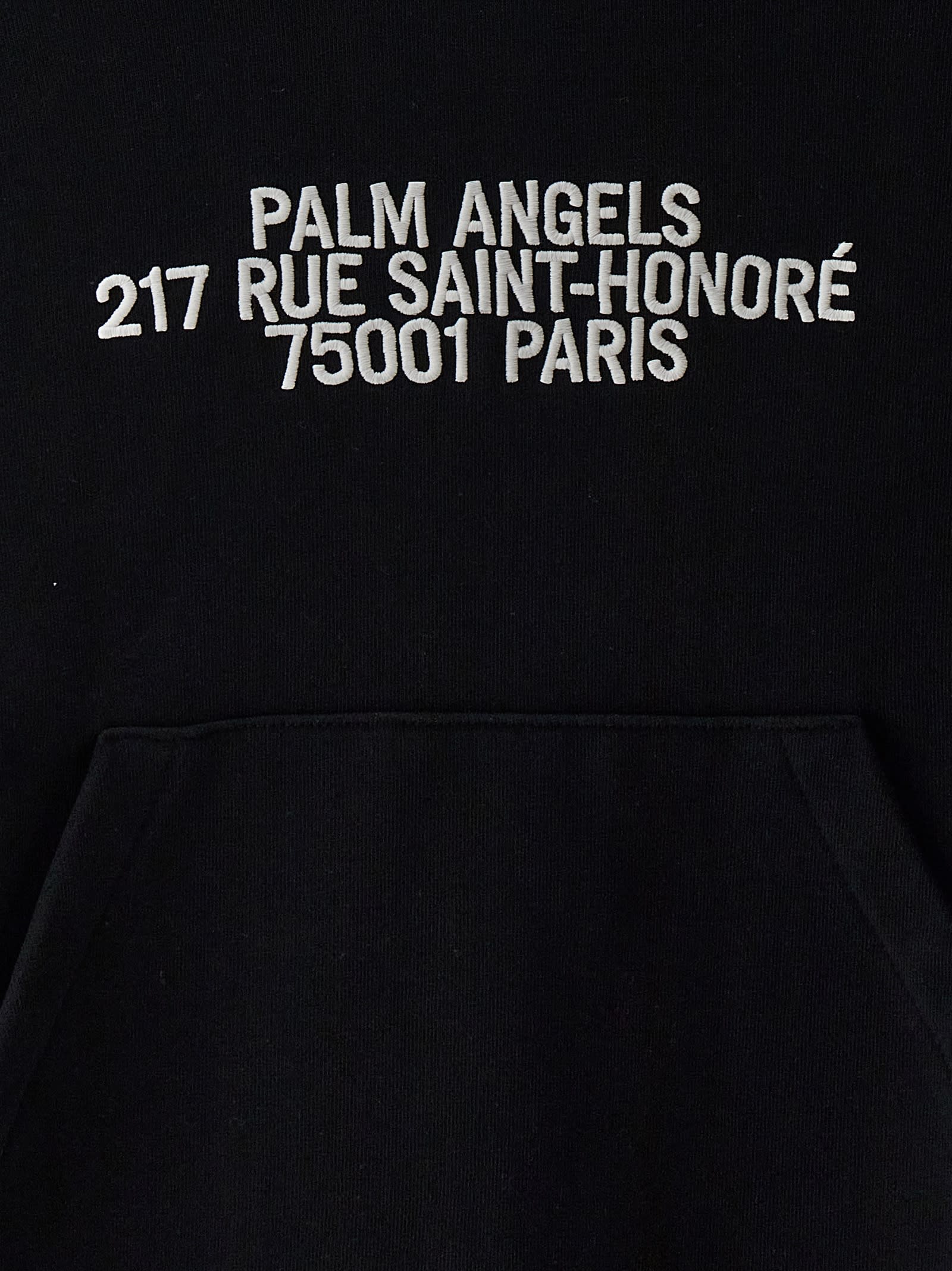 Palm Angels Hoodie in black/ white