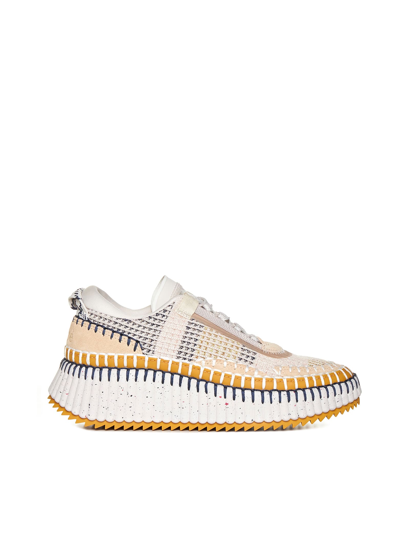 Shop Chloé Sneakers In Biscotti Beige