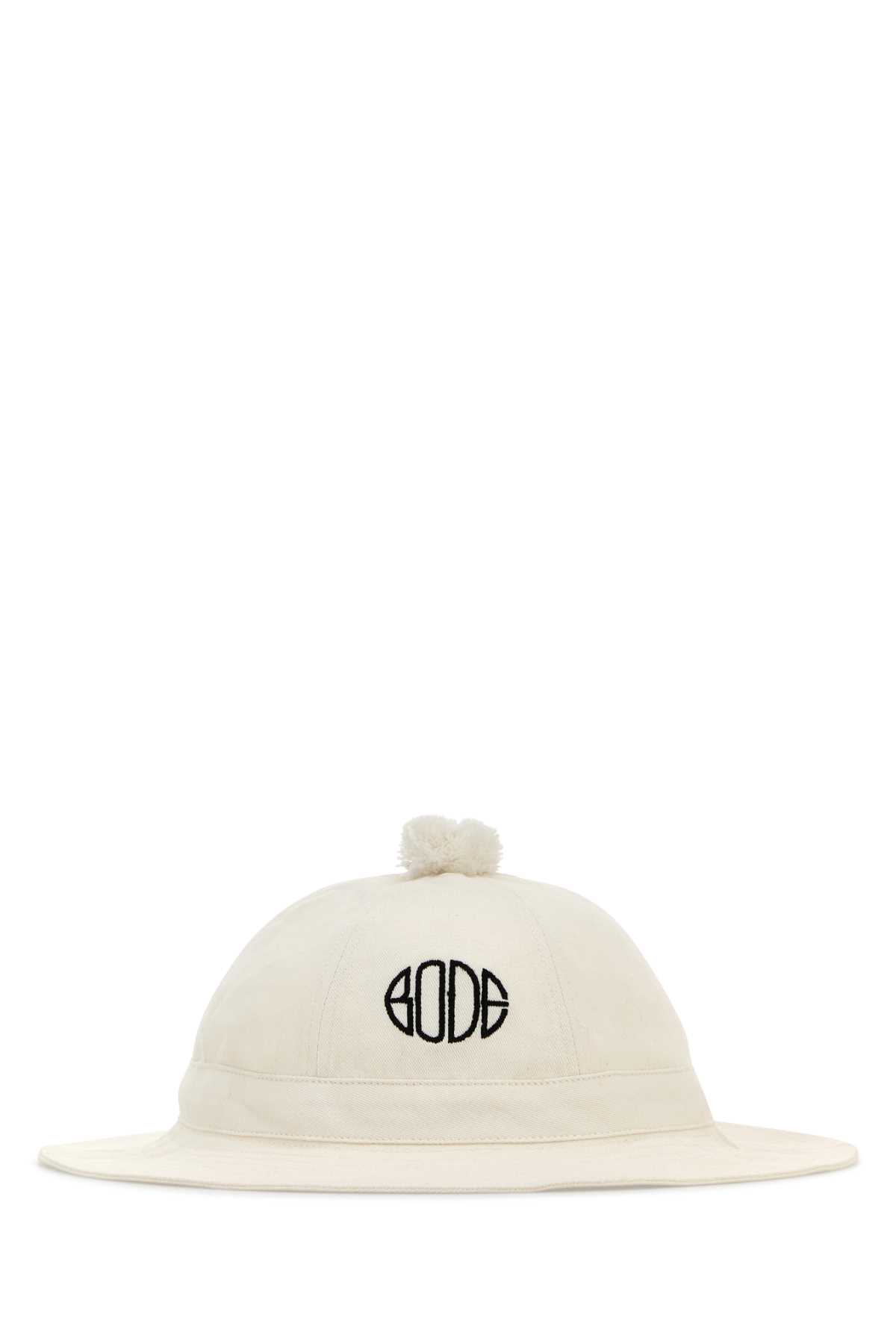 White Cotton Bucket Hat