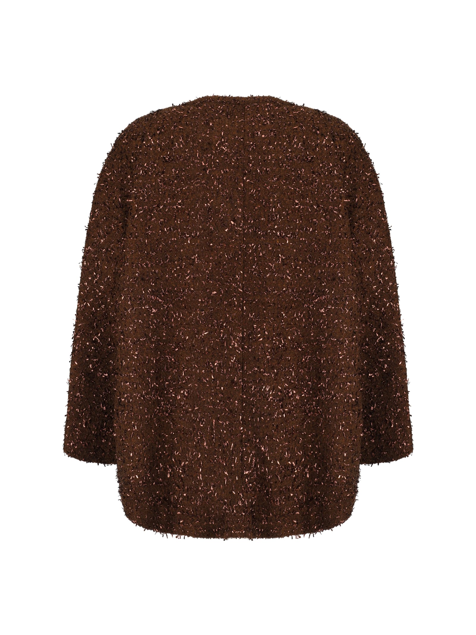 Shop Gianluca Capannolo Kim Jacket In Choco/rust