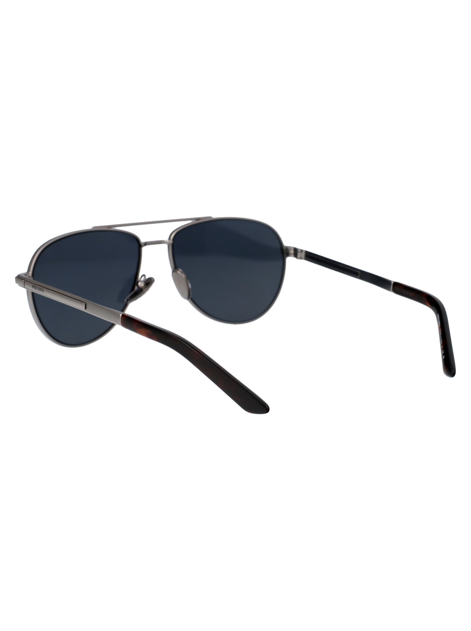 Shop Prada 0pr A54s Sunglasses In 7cq09t Matte Gunmetal