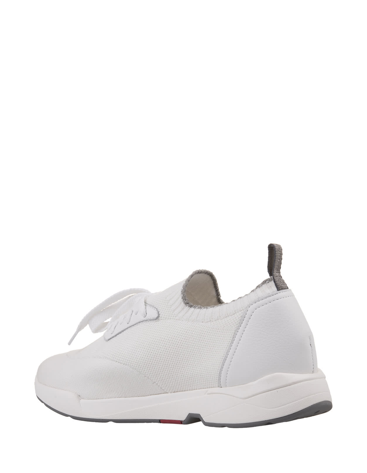 Shop Andrea Ventura W-dragon Sneakers In White Fashion Fabric