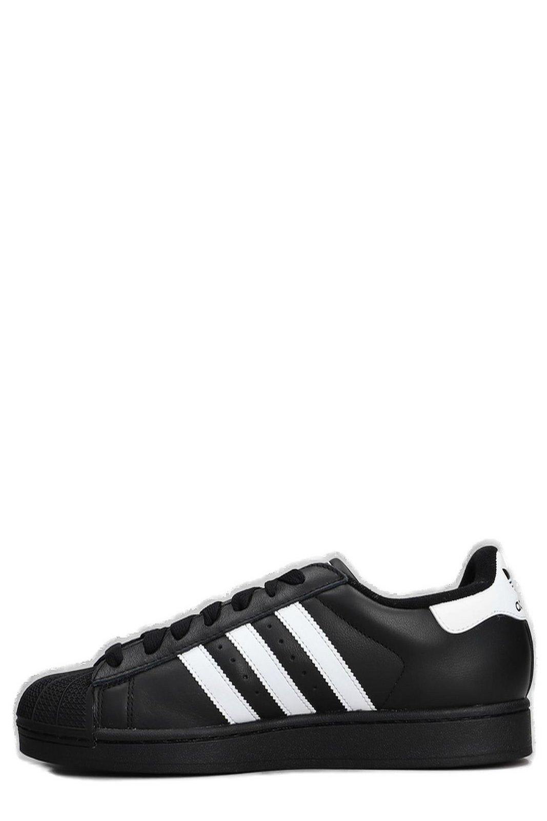 Adidas Originals Mens Adidas Superstar Ii Pony-hair Leather Low-top Trainers In Multi