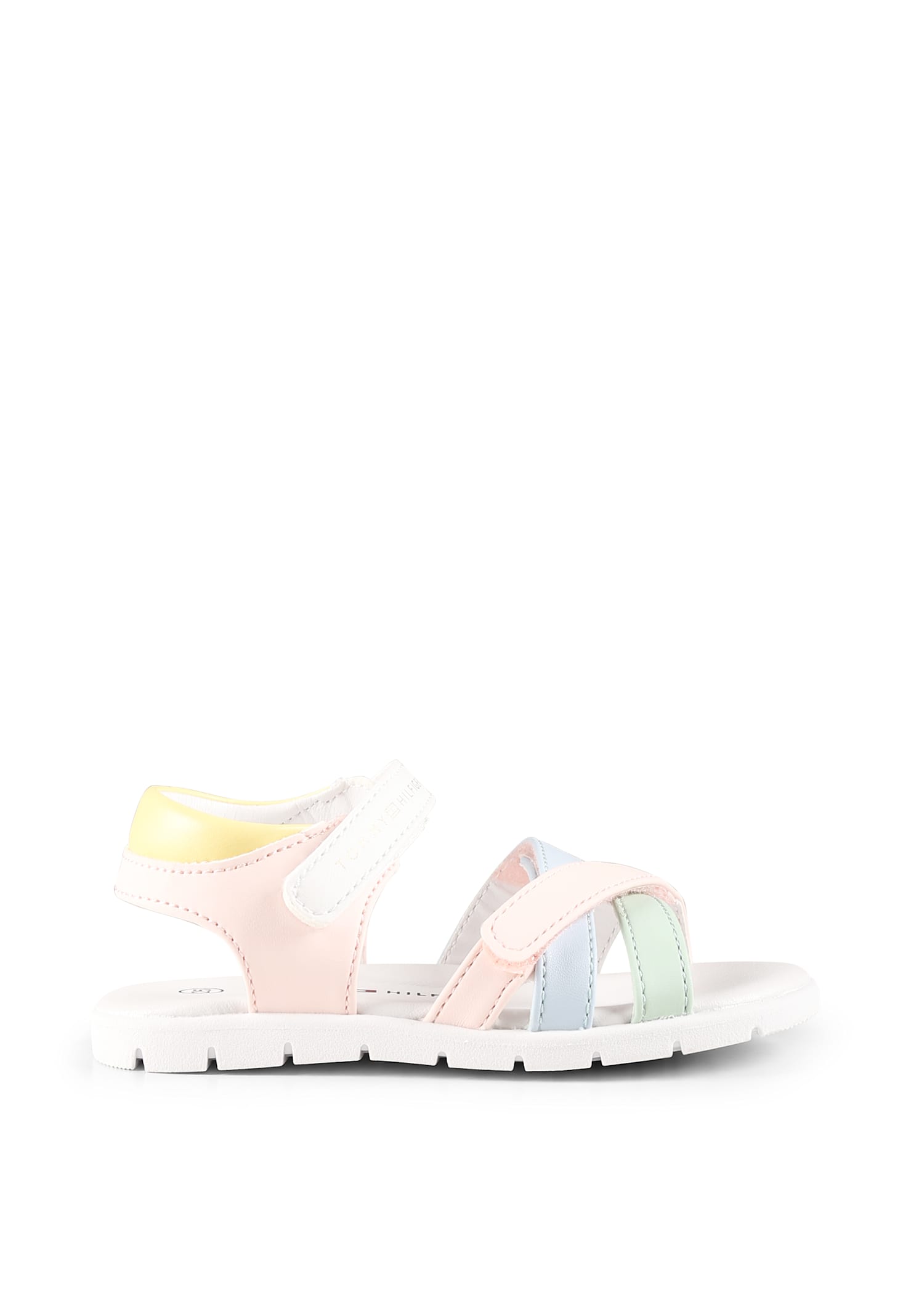 TOMMY HILFIGER MULTICOLOR SANDALS FOR GIRL WITH LOGO