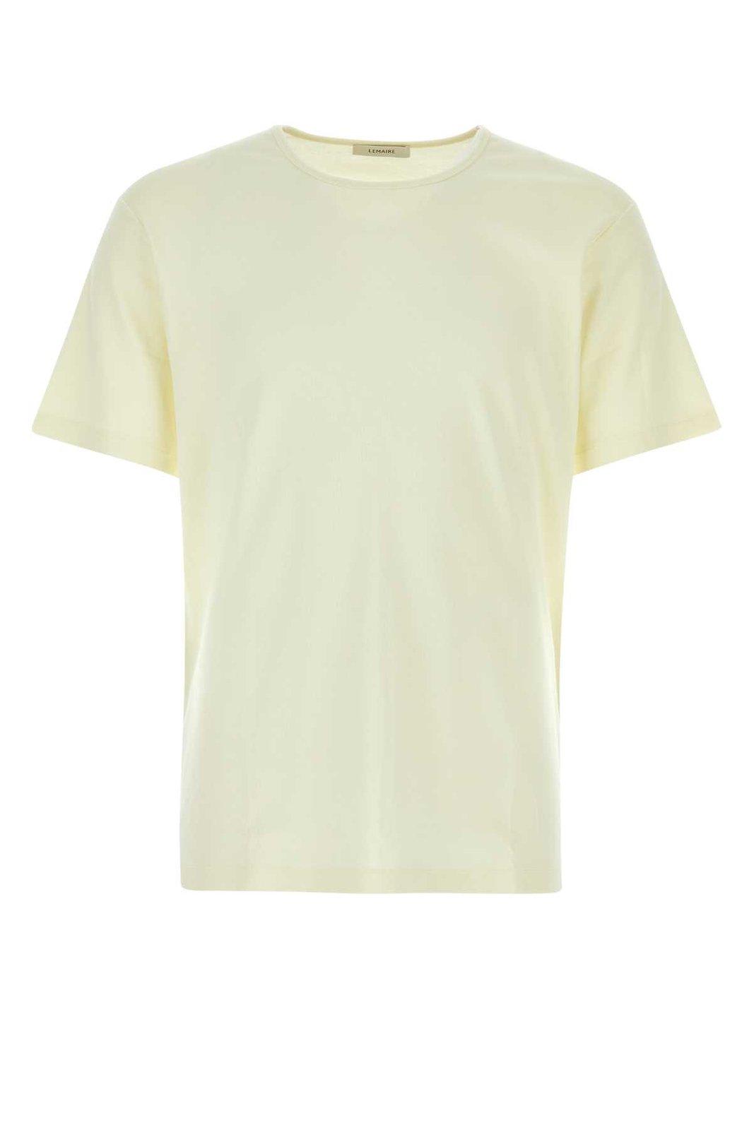 Shop Lemaire Relaxed Fit Crewneck T-shirt In Yellow