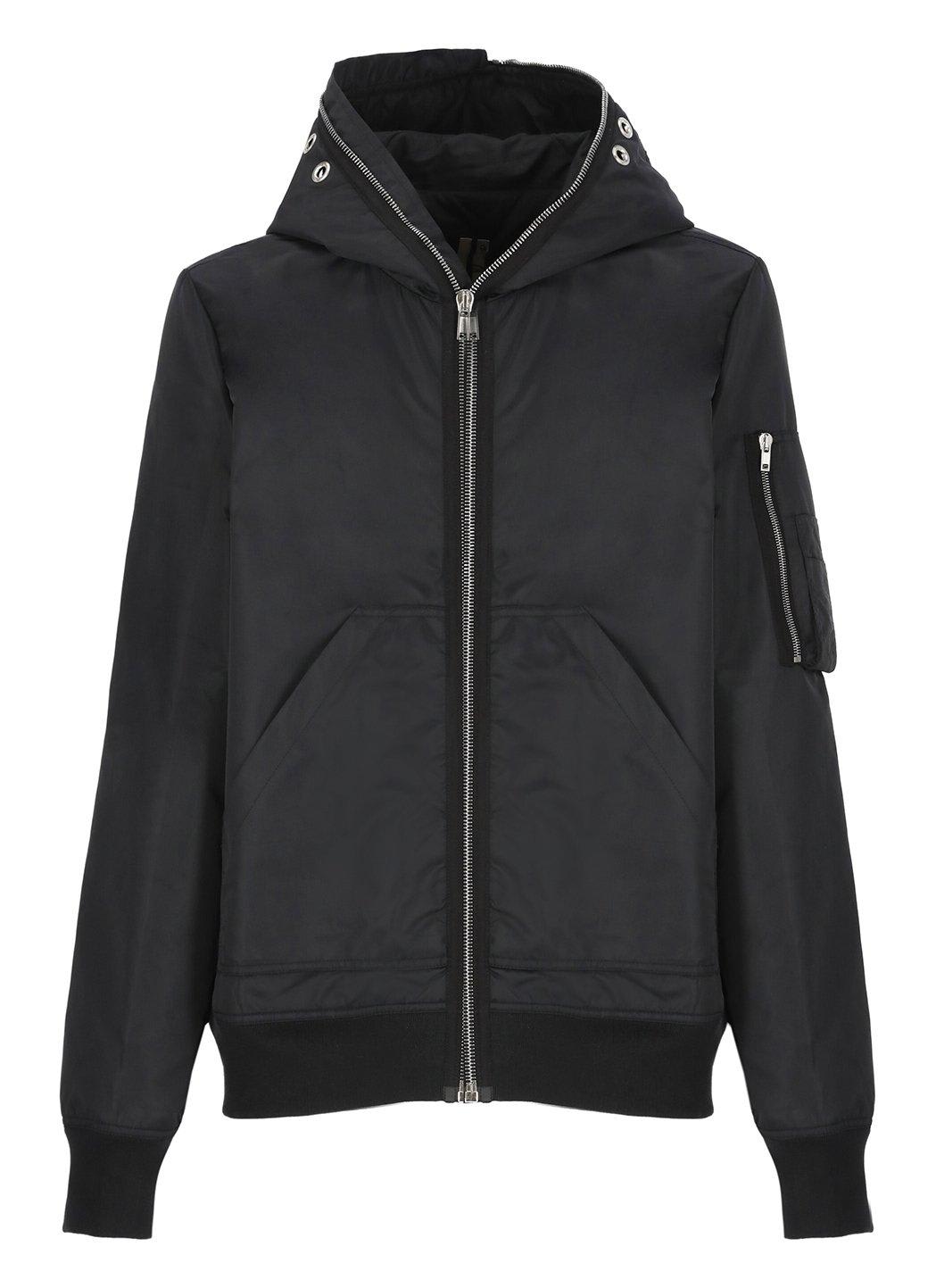 Shop Drkshdw Zip-up Hooded Jacket In Black