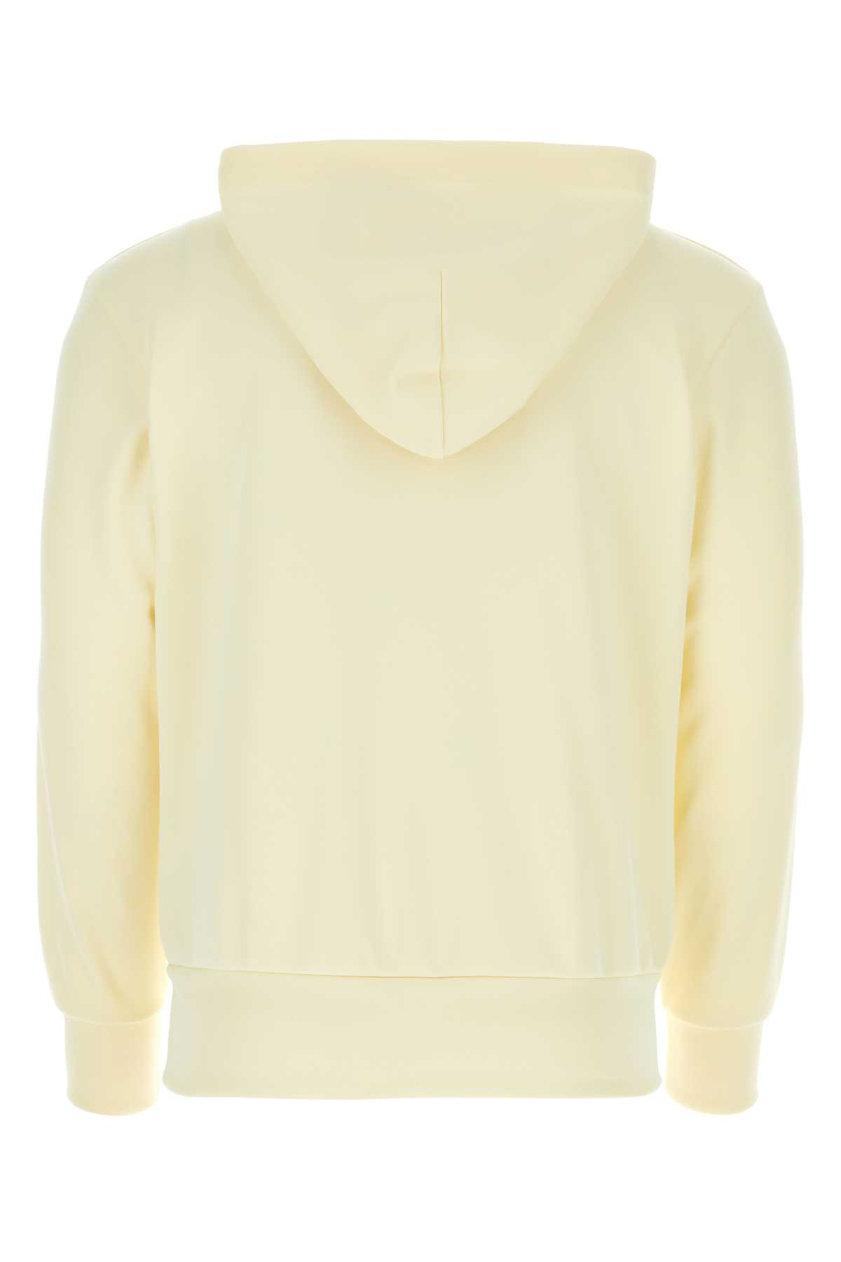 Shop Comme Des Garçons Play Cream Polyester Sweatshirt In Ivory
