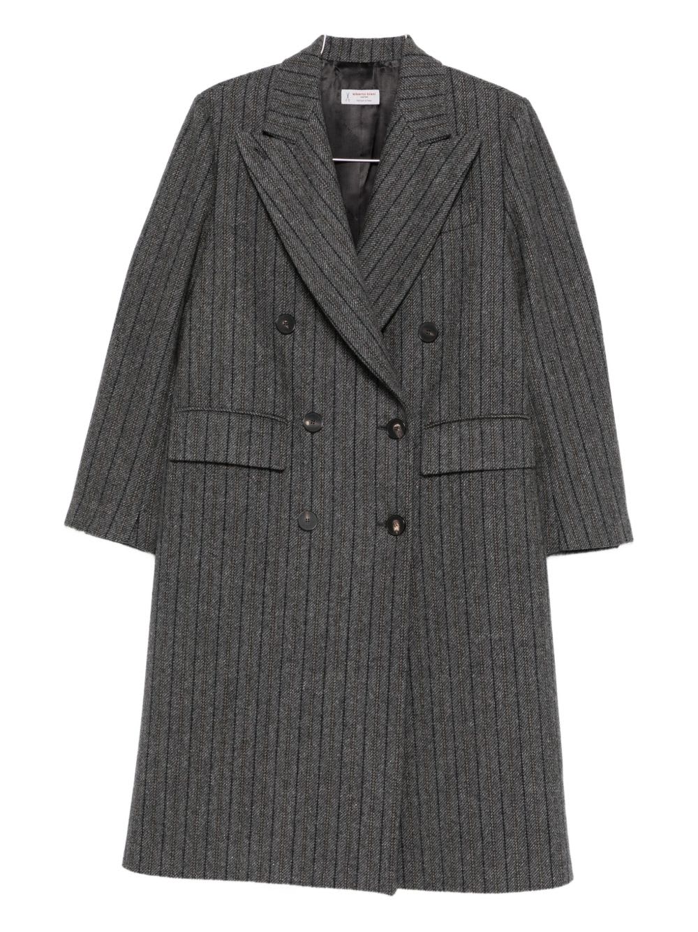 Alberto Biani Wool Double-breasted Coat