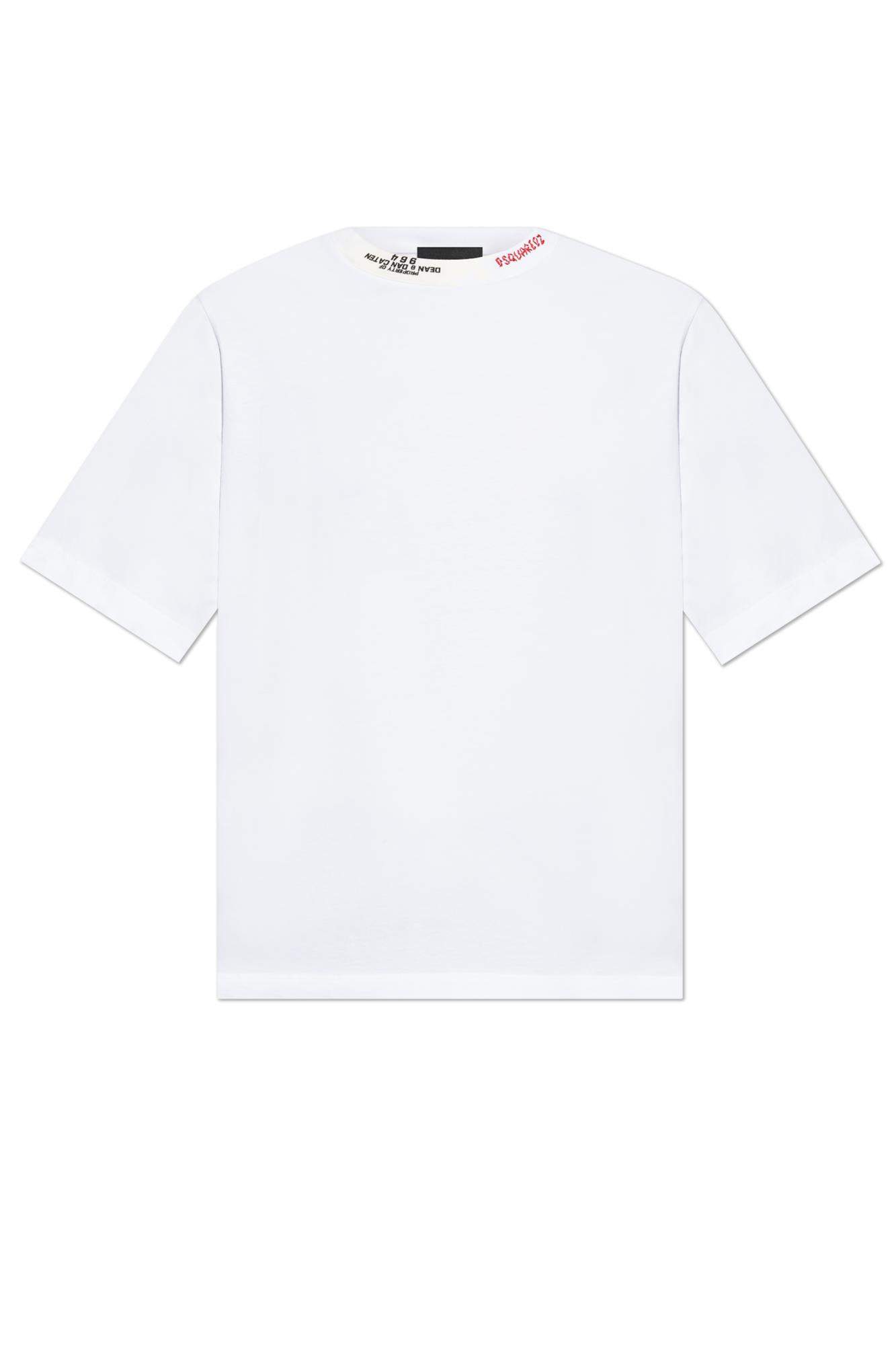 Shop Dsquared2 T-shirt With Logo In White