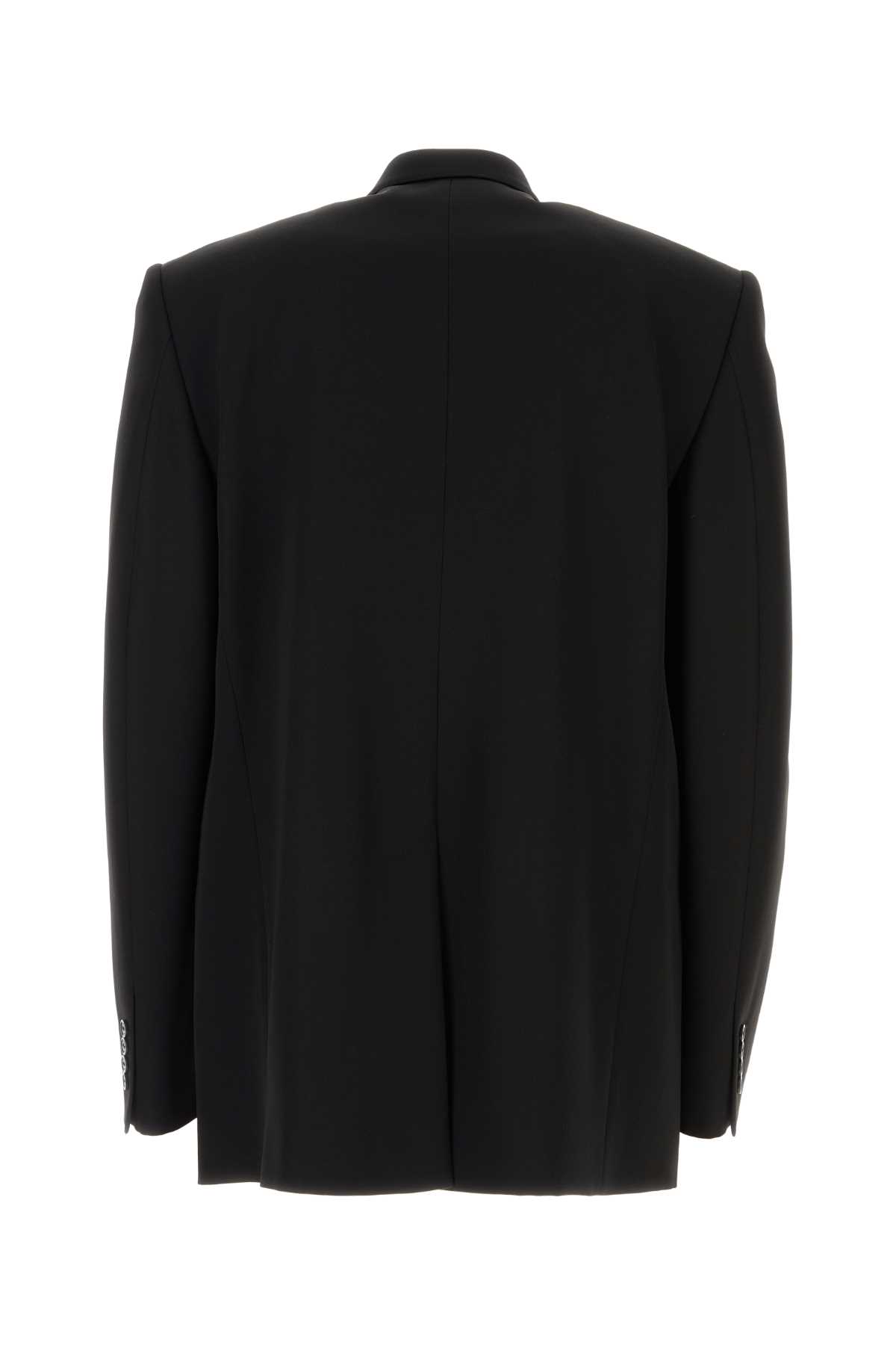 Balenciaga Black Wool Oversize Blazer