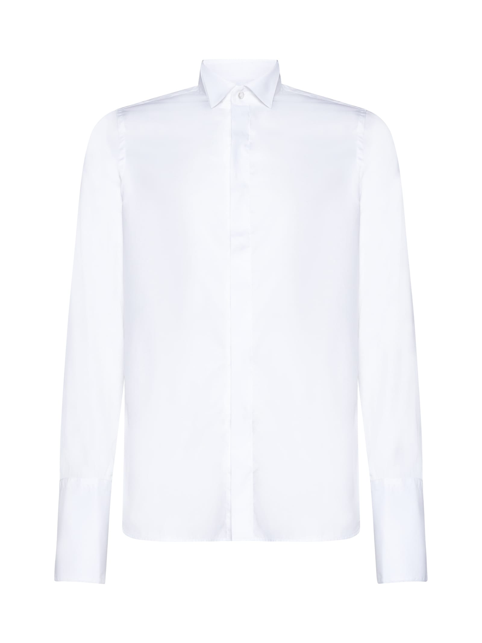 Shop Tagliatore Shirt In White