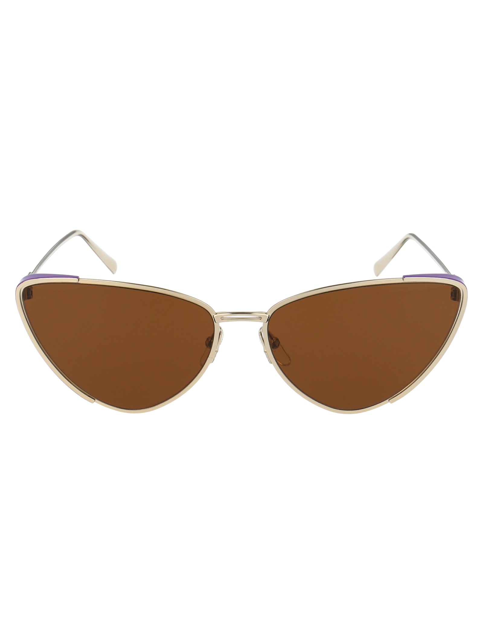 Ferragamo Sf206s Sunglasses In 736 Light Gold