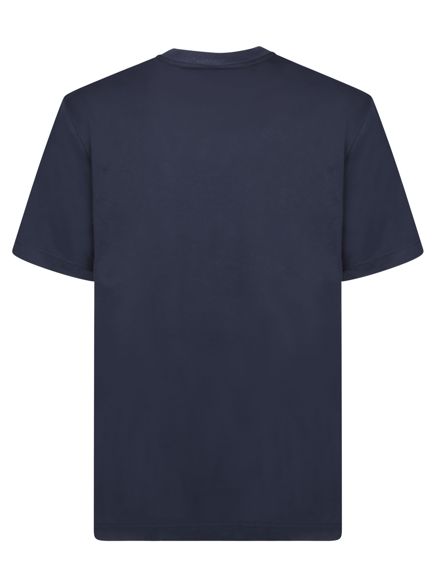Shop Brioni Golf Logo Blue T-shirt