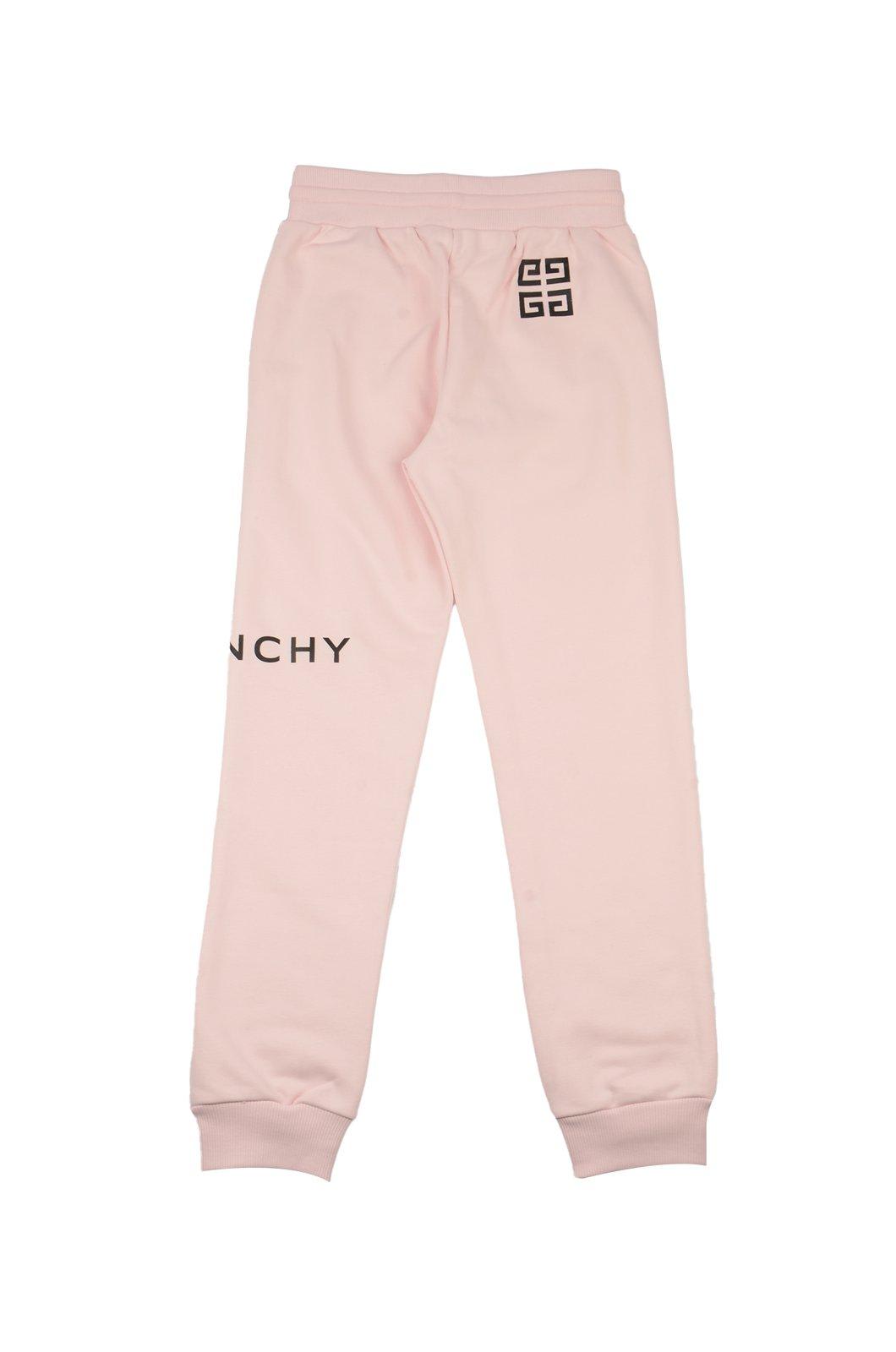 Shop Givenchy Logo Printed Drawstring Pants