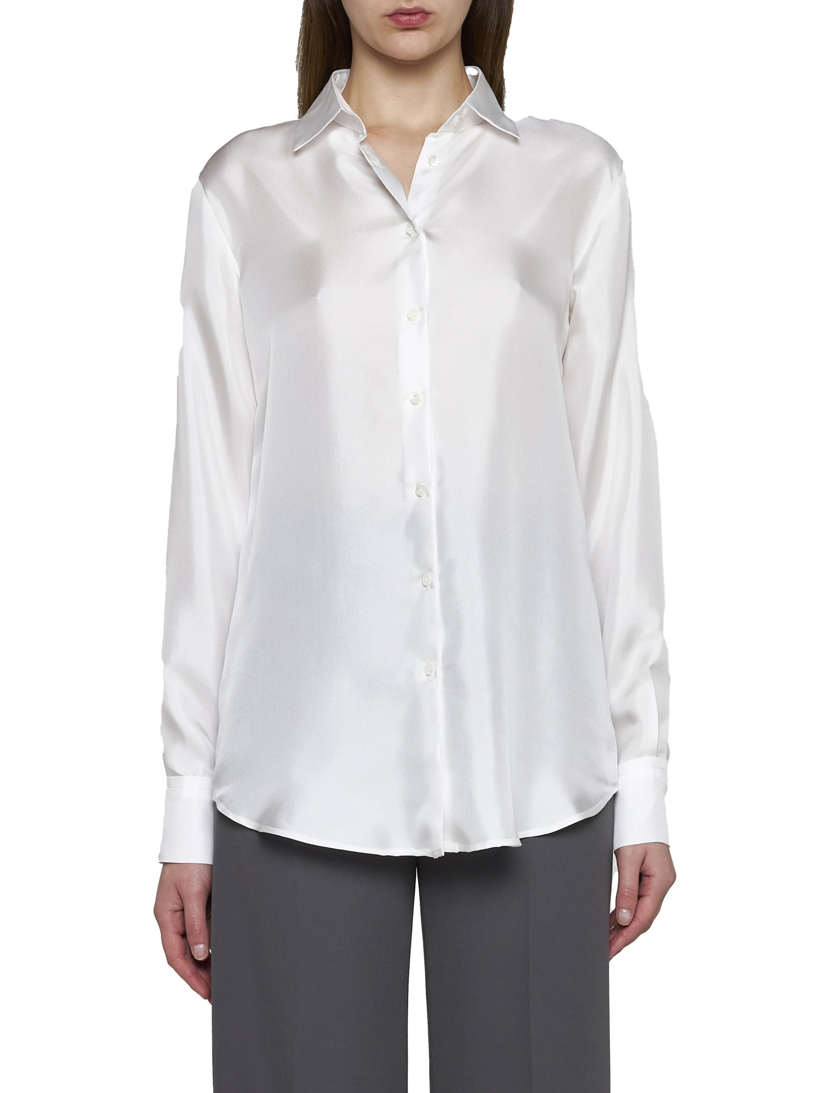 Shop Blanca Vita Shirt In Diamante