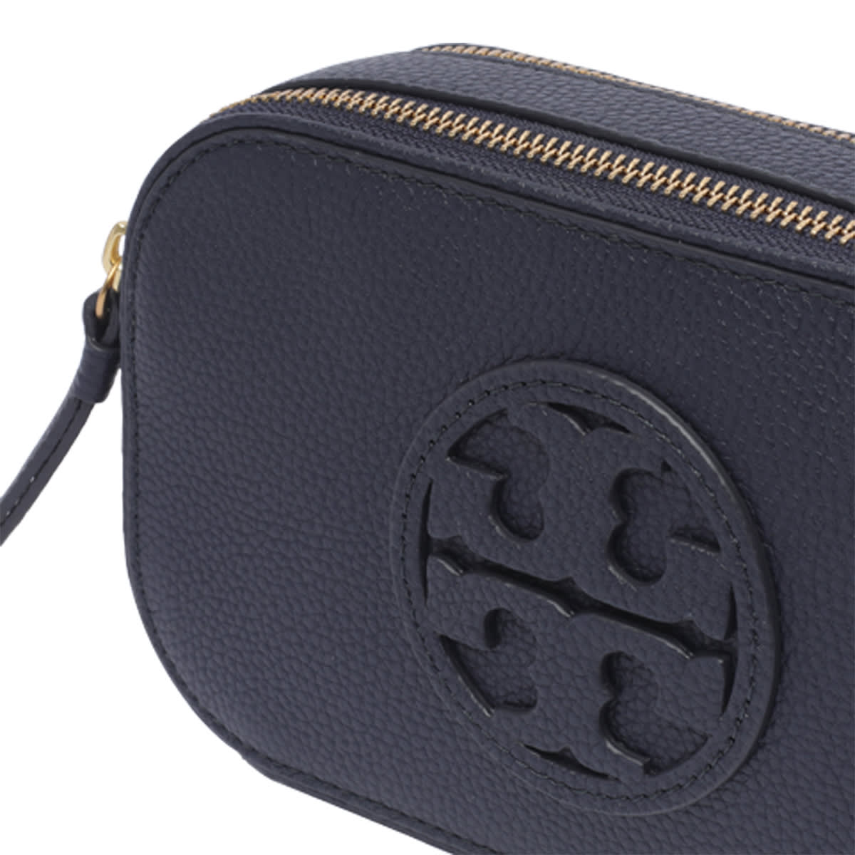 Shop Tory Burch Miller Mini Crossbody Bag In Blue