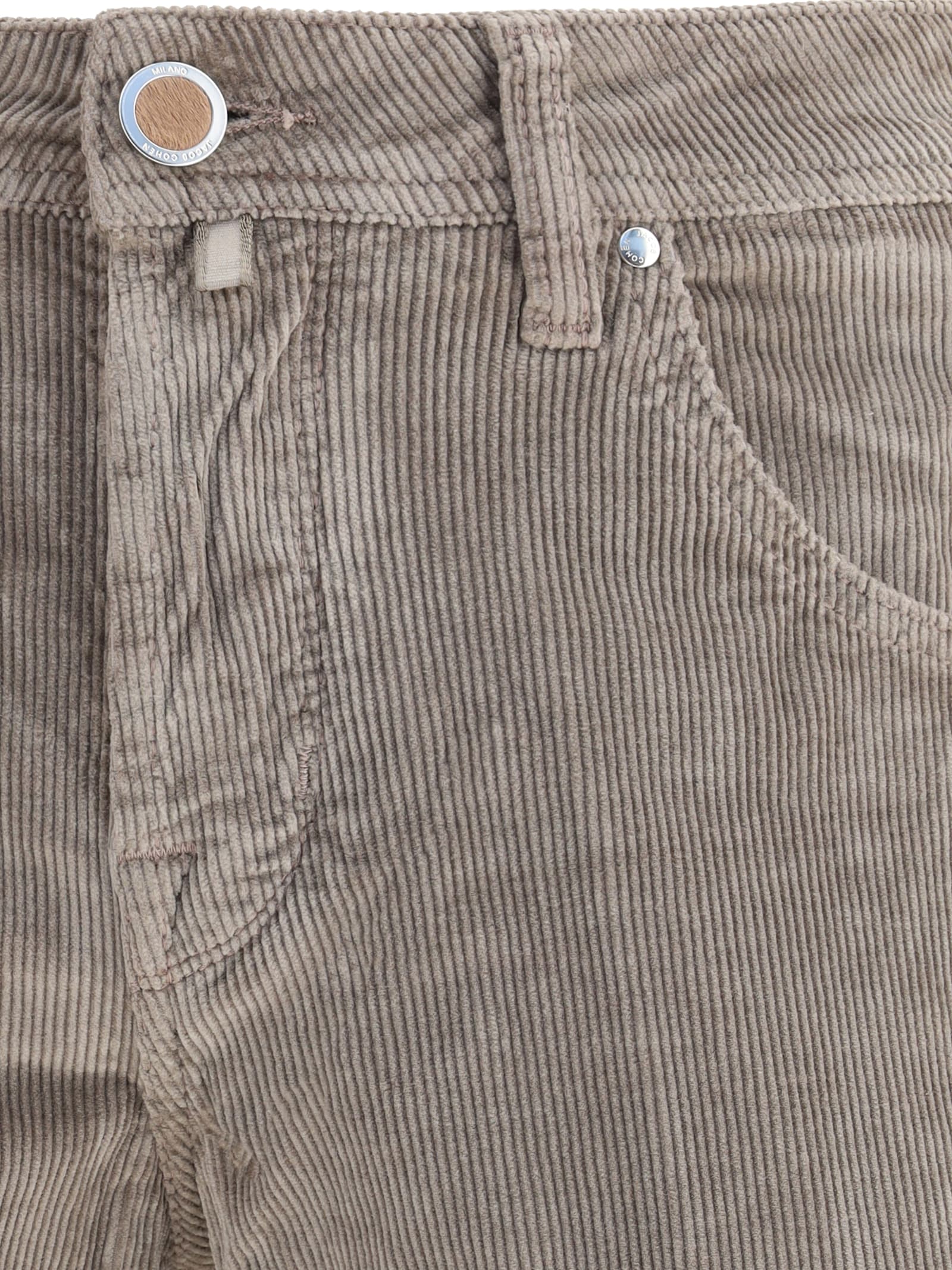 Jacob Cohen Five-pocket Corduroy Trousers In Multi