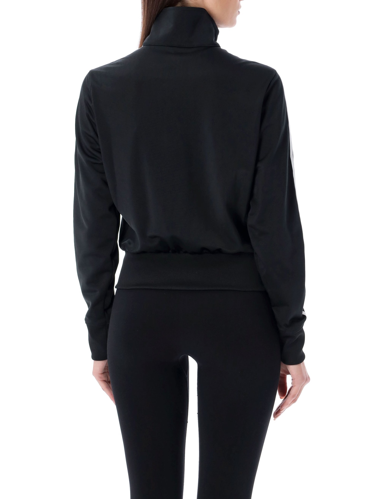 Adidas Originals Adidas 3-stripes Slim Knit Track Jacket In Black