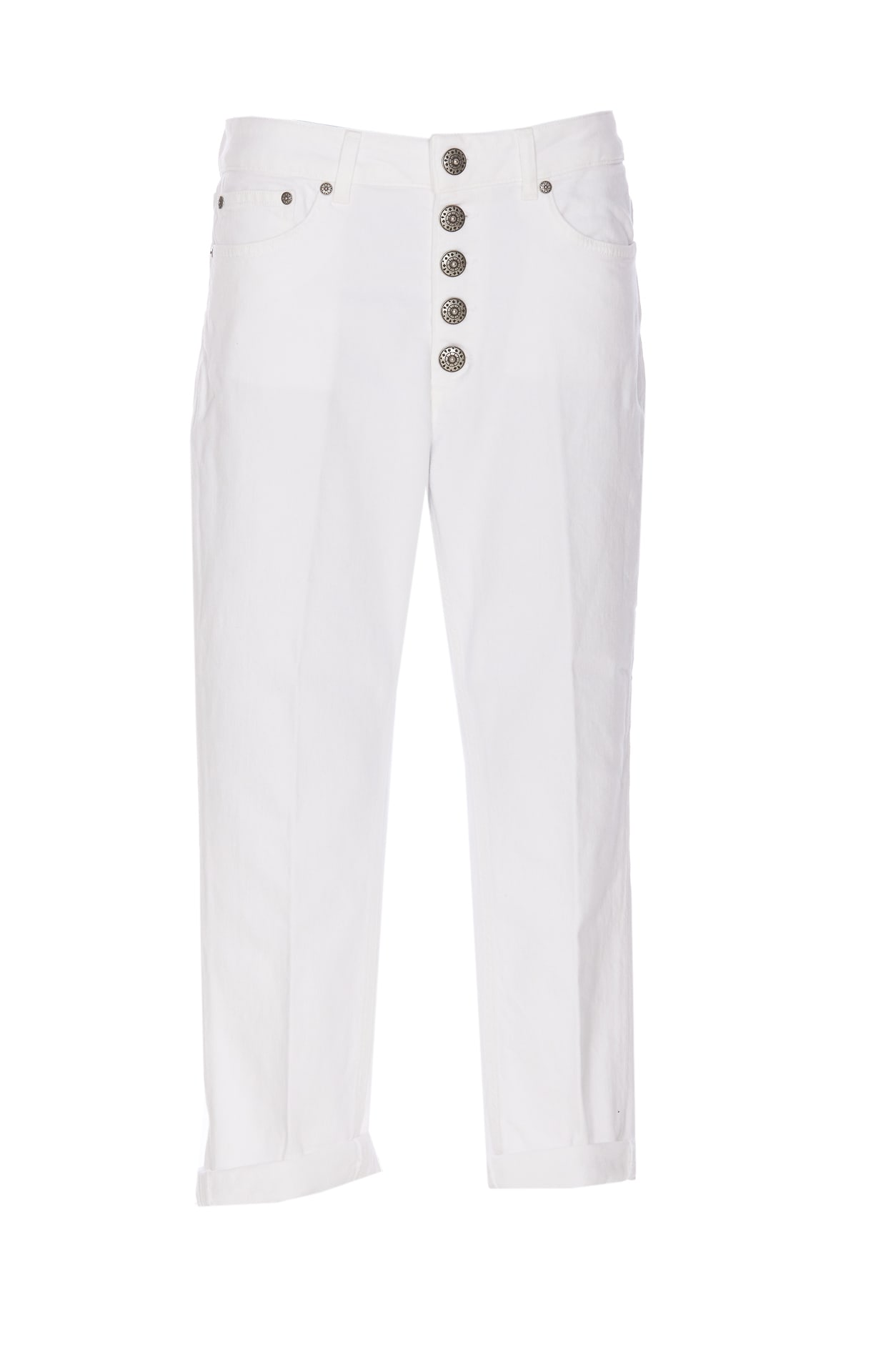 Shop Dondup Koons Gioiello Jeans In White