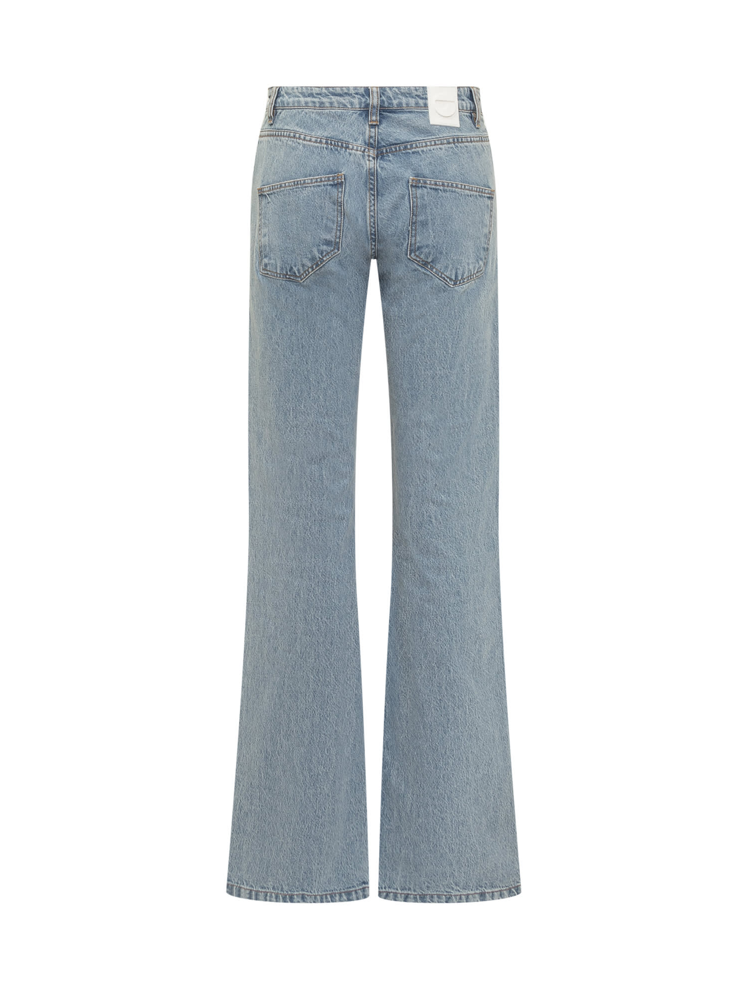 Shop Coperni Wide Leng Jeans In Denim