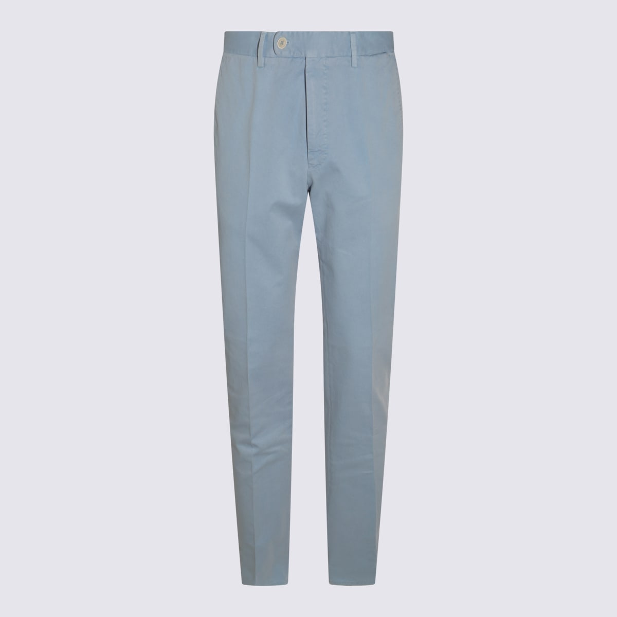 Incotex Trousers With Front And Back Pockets In Cielo