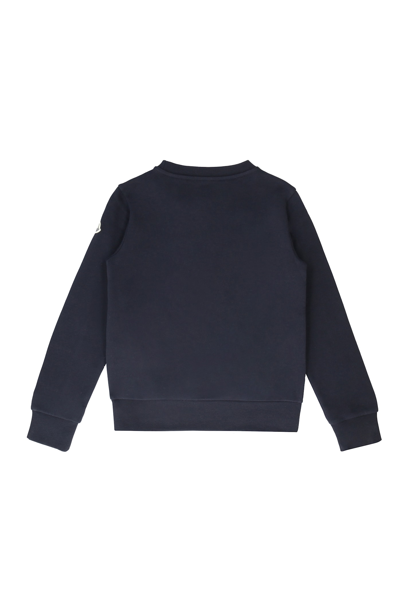 Moncler Boys Vy Kids Brand-print Cotton Sweatshirt In Blue
