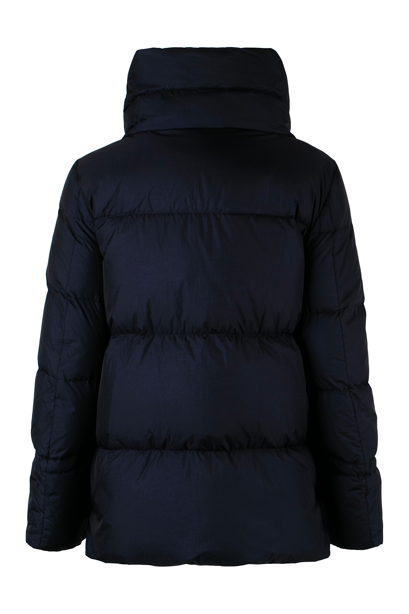 Moorer Madeira Short Down Jacket In Blue