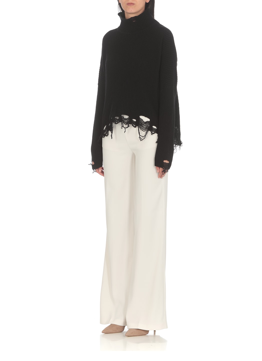Pinko Wool Sweater In Black