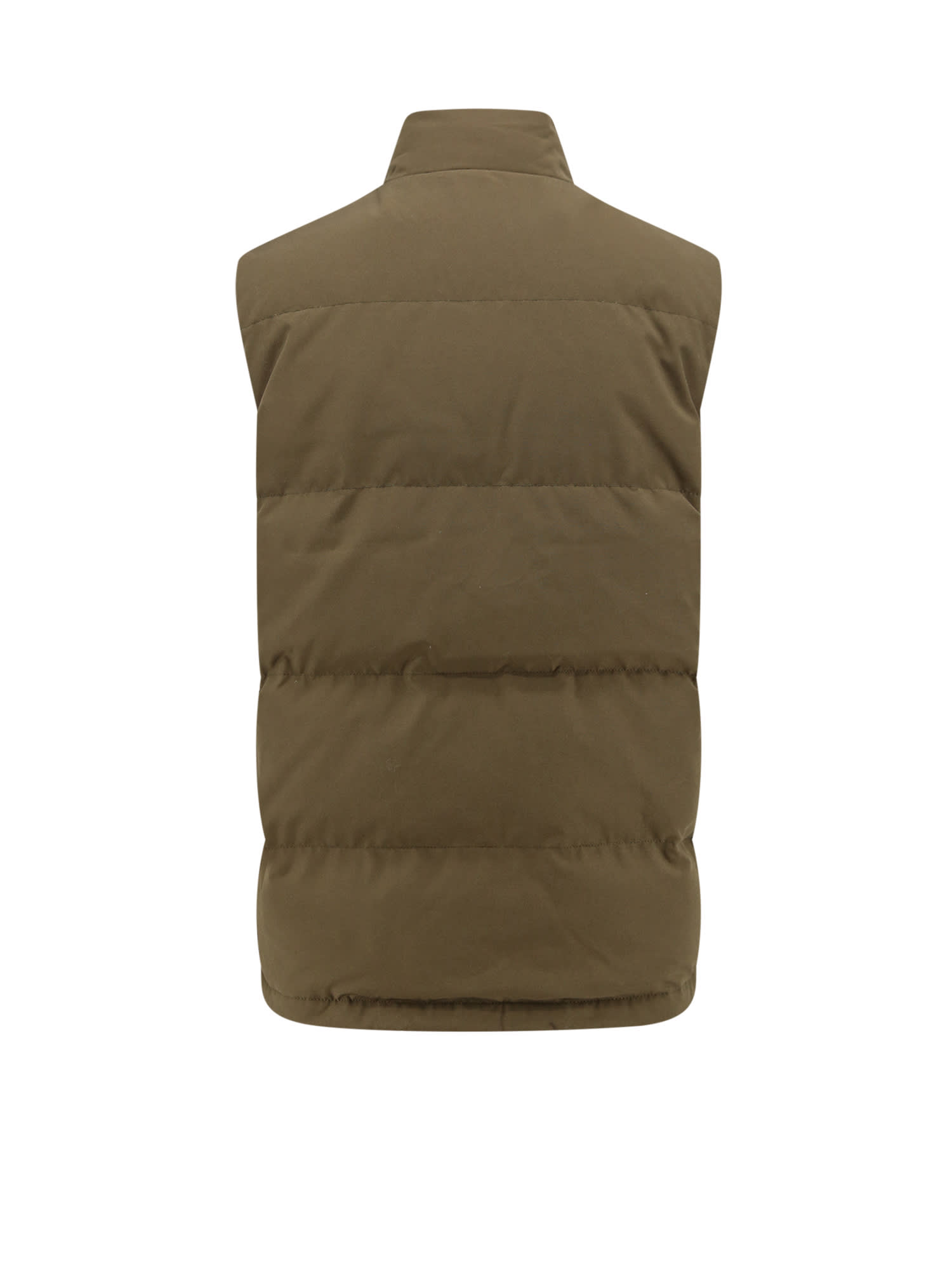 Shop Canada Goose Freestyle Crewneck Vest In Military Green