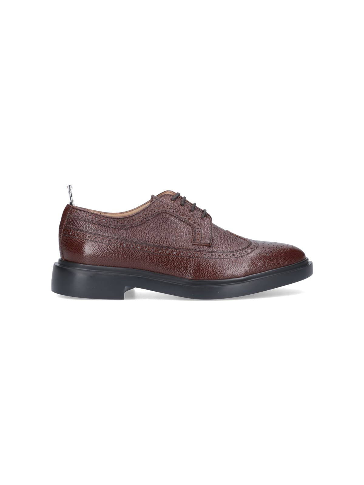 Shop Thom Browne Derby Shoes In Brown