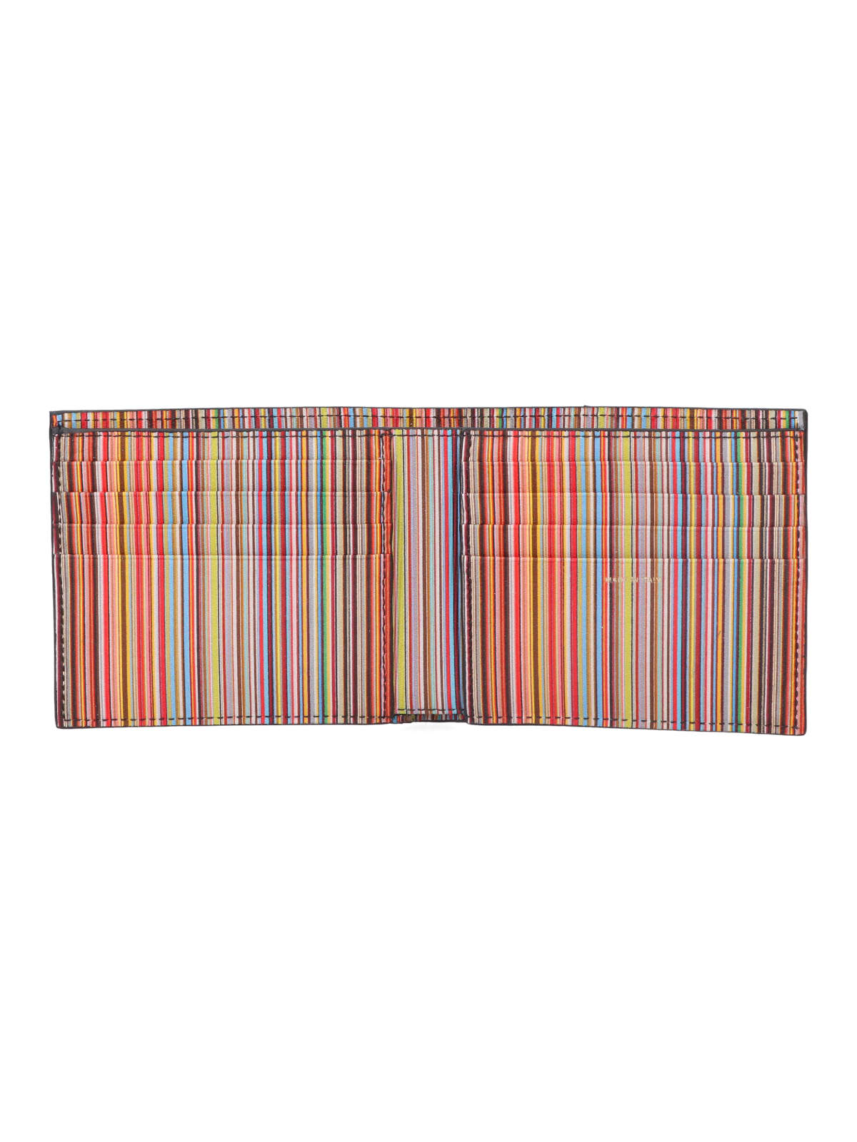 Shop Paul Smith Signature Stripe Wallet In Black