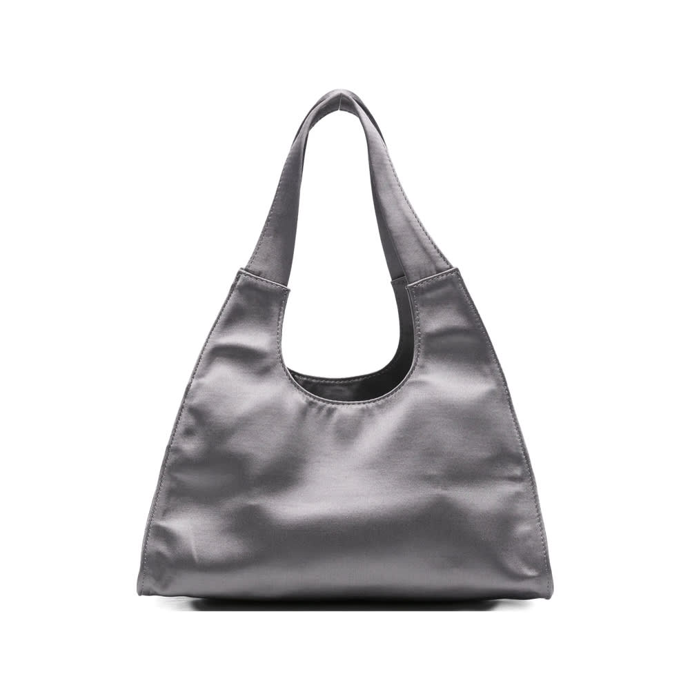 Gimaguas Curved-handle Tote Bag In Silver
