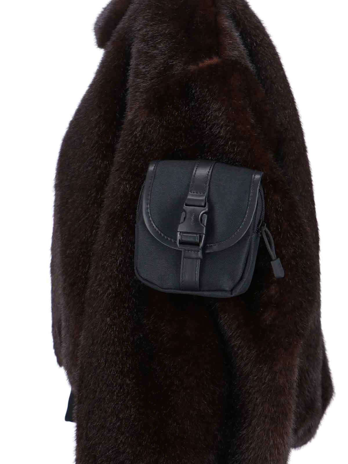 Coperni High-collar Brown Synthetic Fur Bomber Jacket In Brown