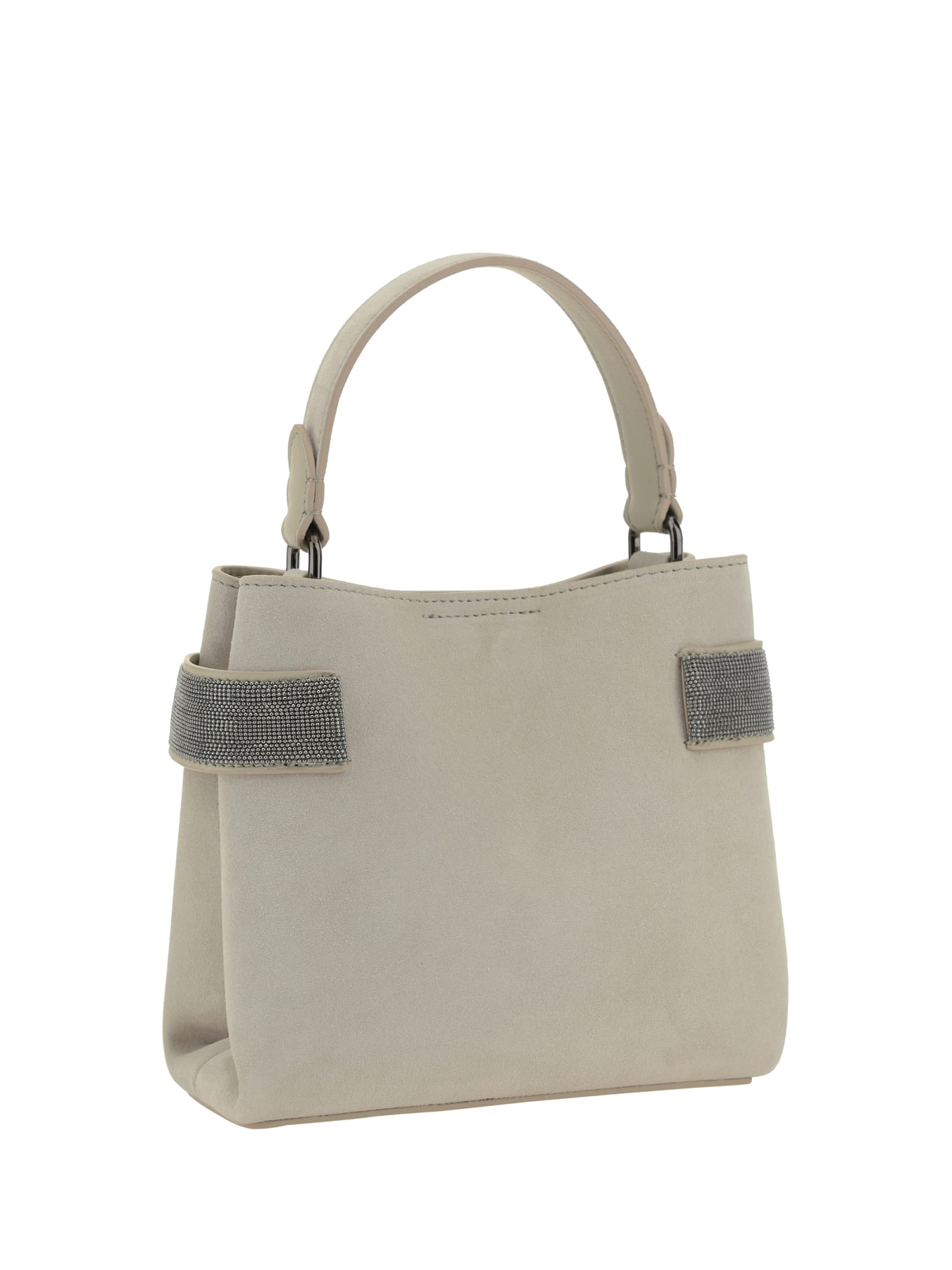 Shop Brunello Cucinelli Handbag In White