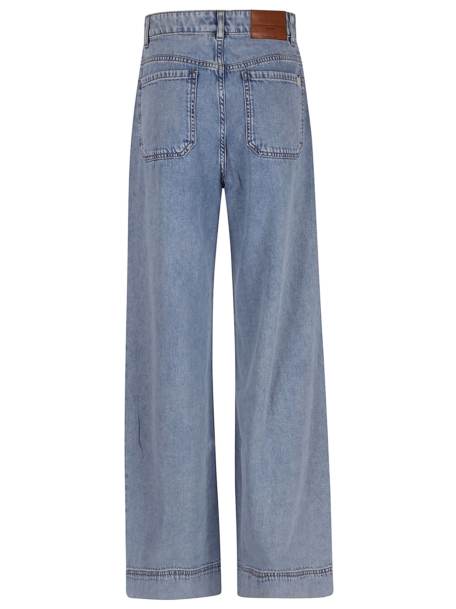 Weekend Max Mara Women's Vega Denim Trouser Navy | Size 38 | 2515181061600038 In Navy