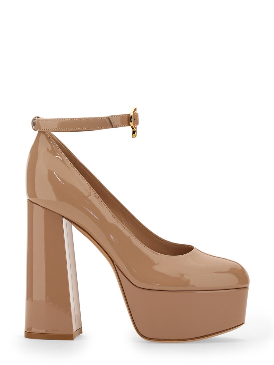 Shop Gianvito Rossi Pump Mary Jane In Pink