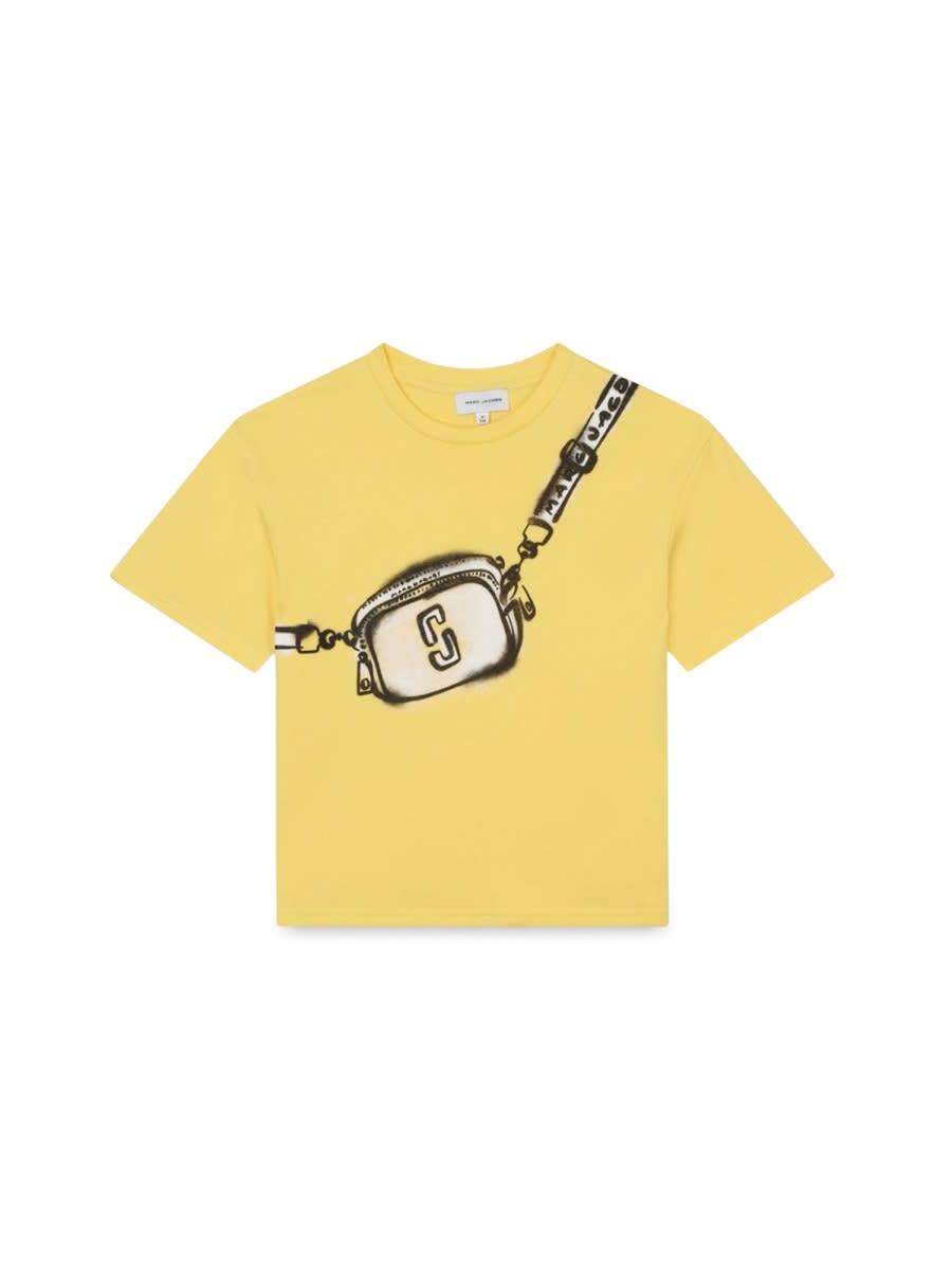 Marc Jacobs Kids' Tee Shirt In Yellow